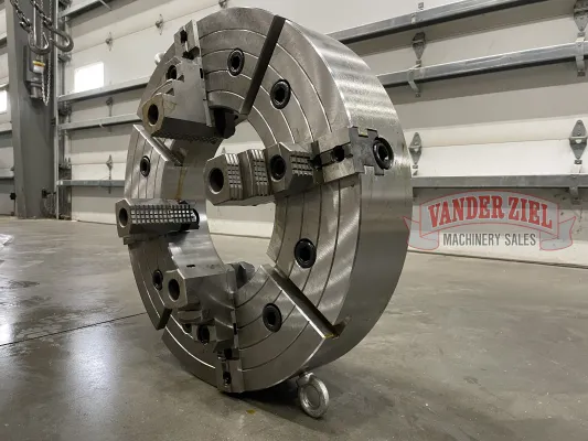 BTC 25" Four Jaw Manual Chuck, 12.5" Bore - NEW - Gallery Thumbnail 3
