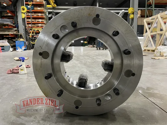 BTC 25" Four Jaw Manual Chuck, 12.5" Bore - NEW - Gallery Thumbnail 4