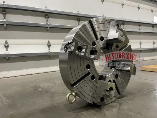Samchully 25" Four Jaw Chuck, 8 1/2" Bore - NEW - Gallery Thumbnail 2