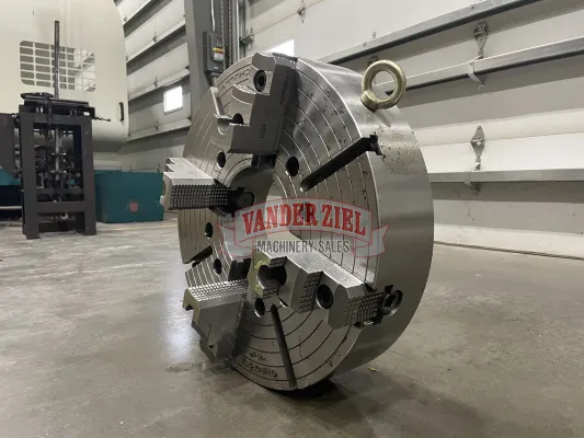 Samchully 25" Four Jaw Chuck, 8 1/2" Bore - NEW - Gallery Thumbnail 3