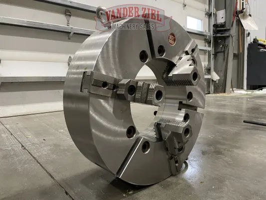 BTC 25” Three Jaw Scroll Chuck, 12.5" Bore – NEW - Gallery Thumbnail 2