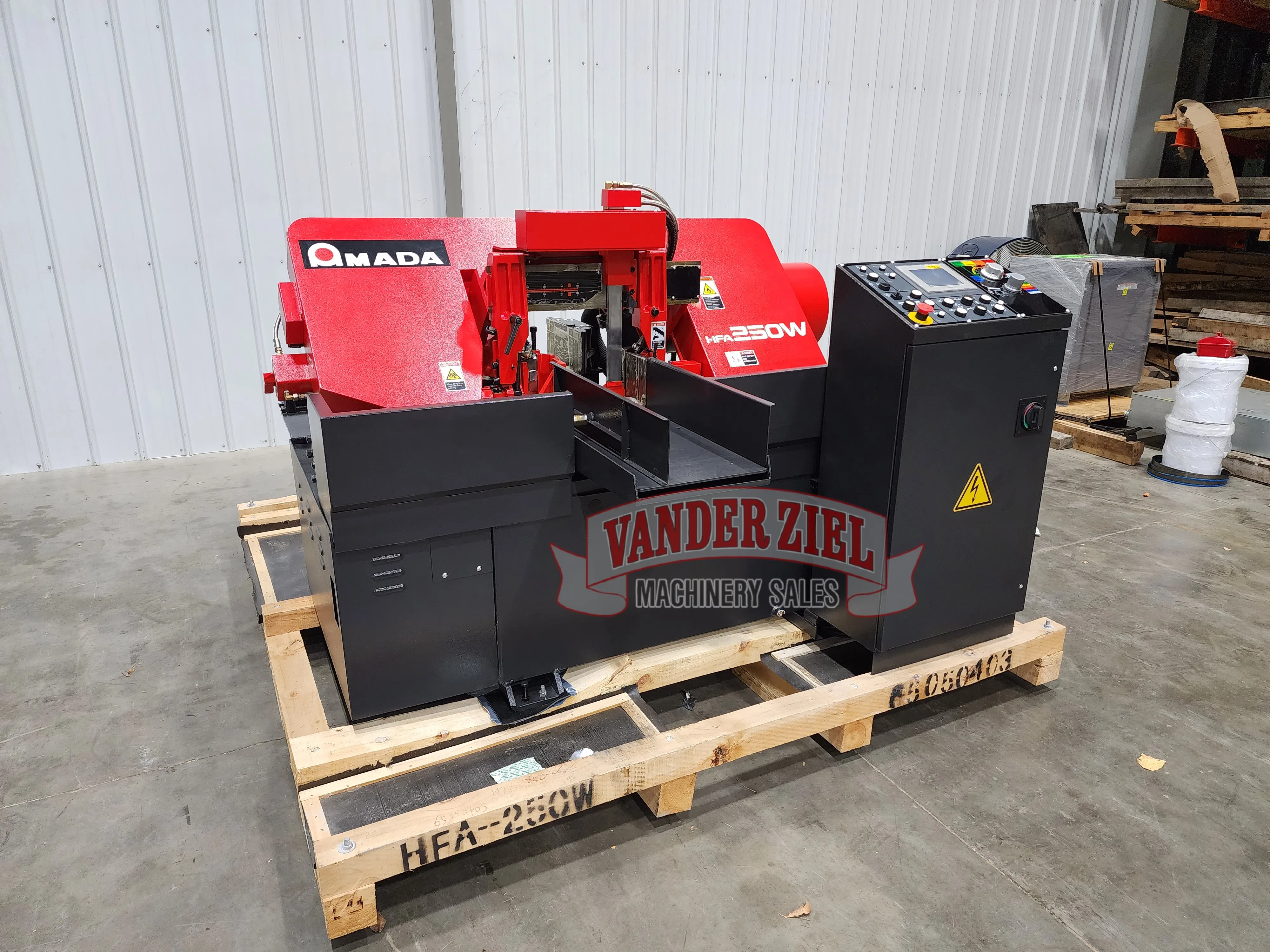 Amada Marvel 10.6" x 10" Horizontal Scissor Style Saw, Model HFA250W - NEW - Main Image 1