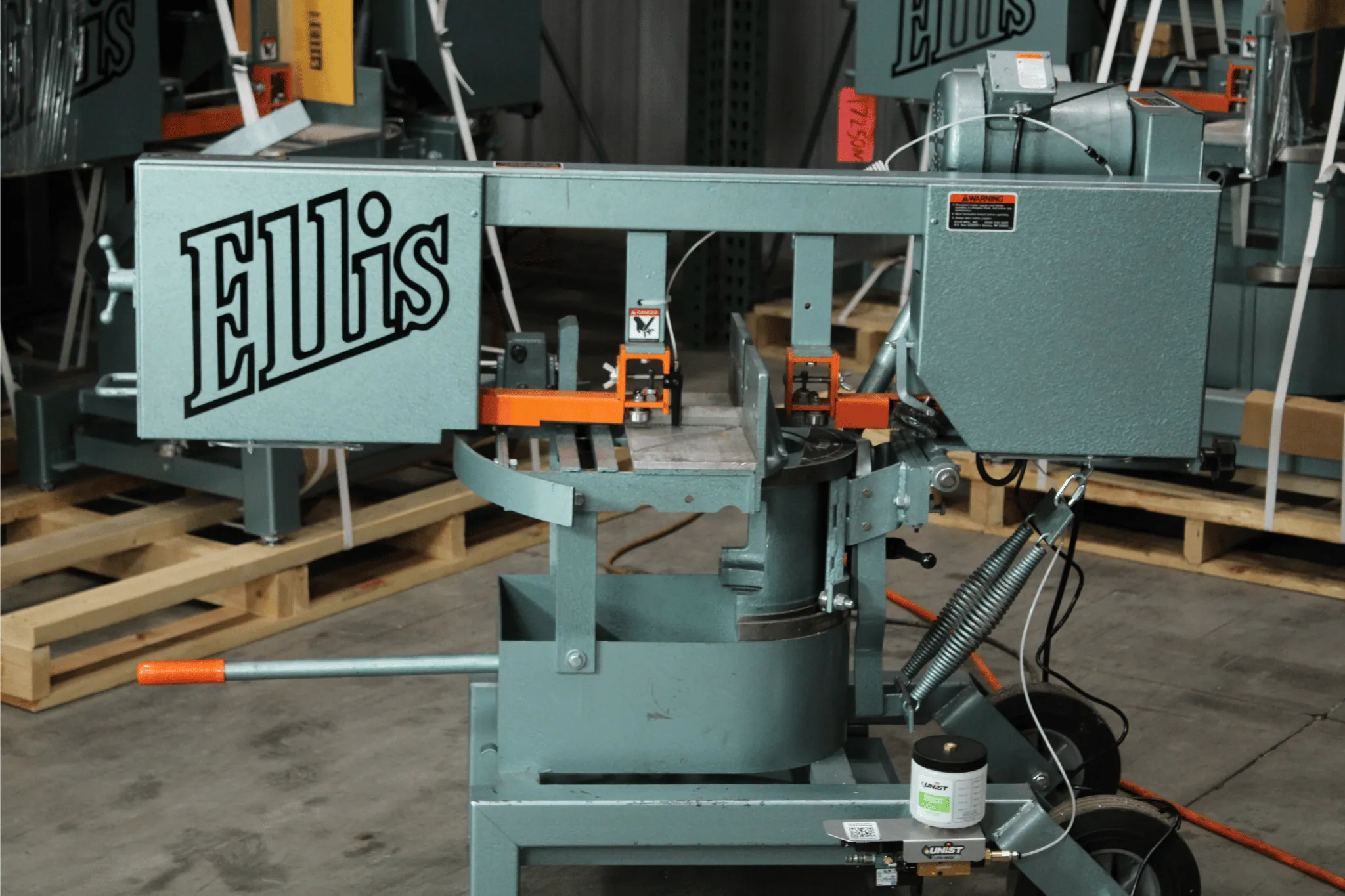 Uni-Max ST Bandsaw Lubrication System Built with Ellis Saws in Mind!