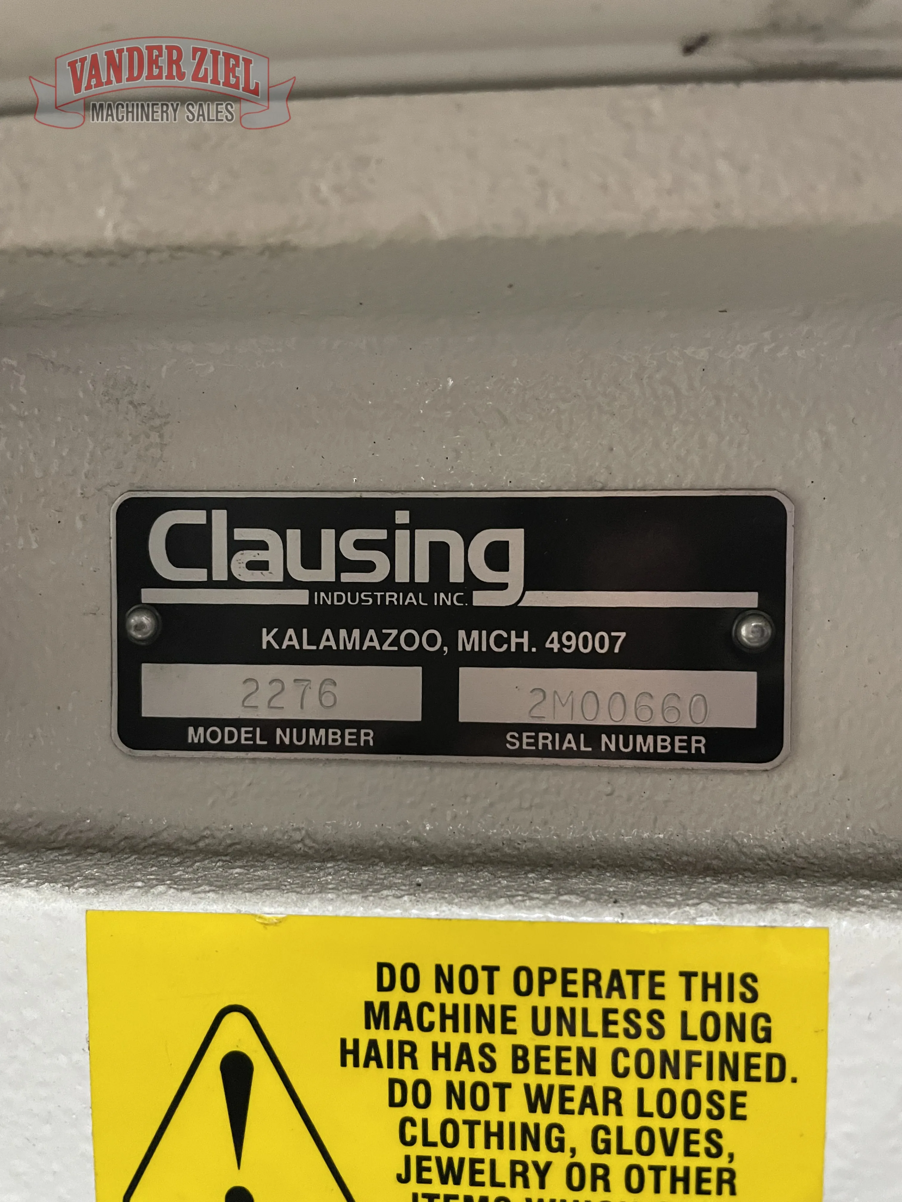 Clausing 20” Floor Stand Drill Press, Model 2276 - Prefetch Image 38040