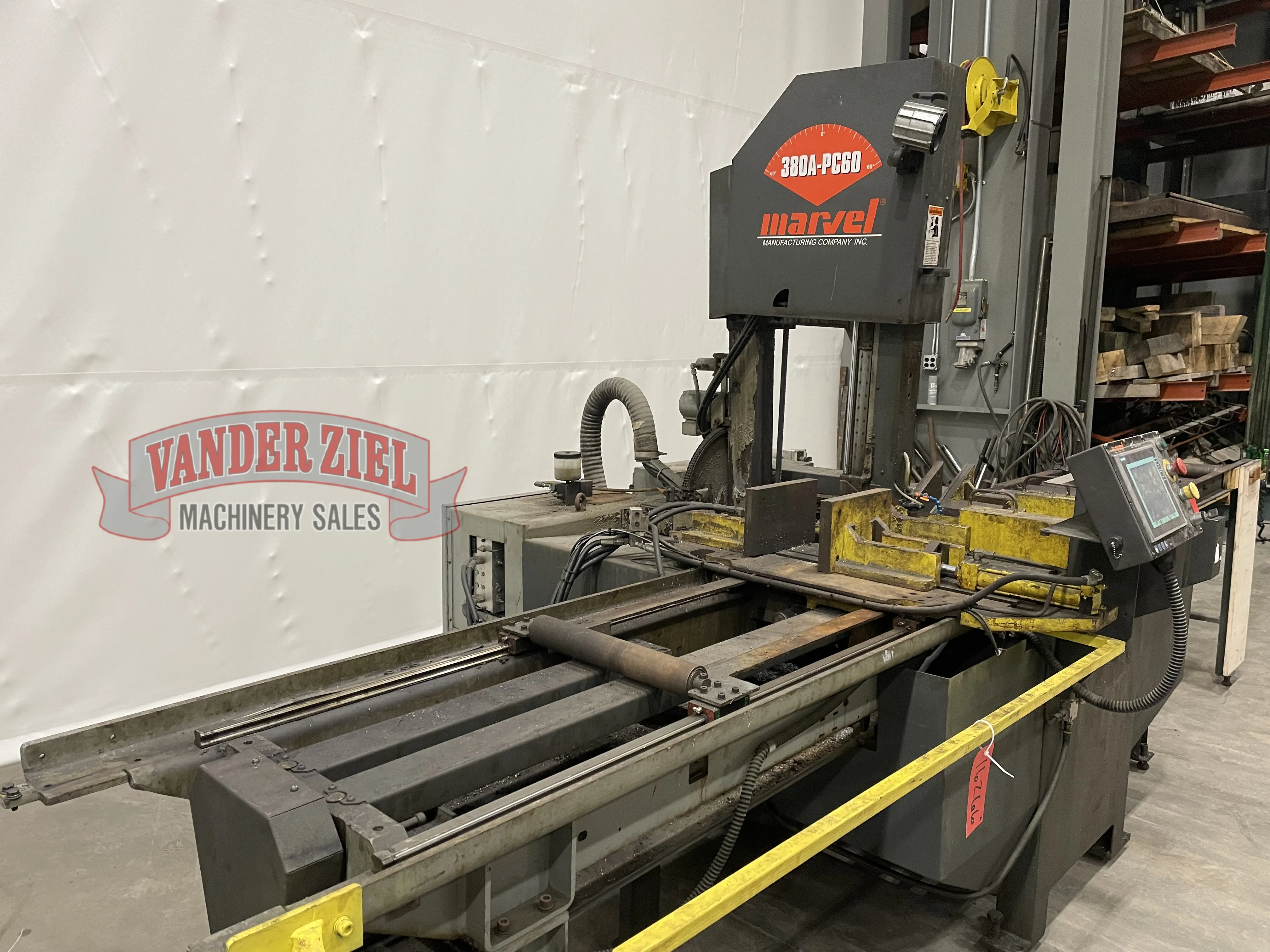 Marvel 15” x 20” Vertical Tilt Frame Automatic Saw, Model E380A PC3 - Prefetch Image 38412