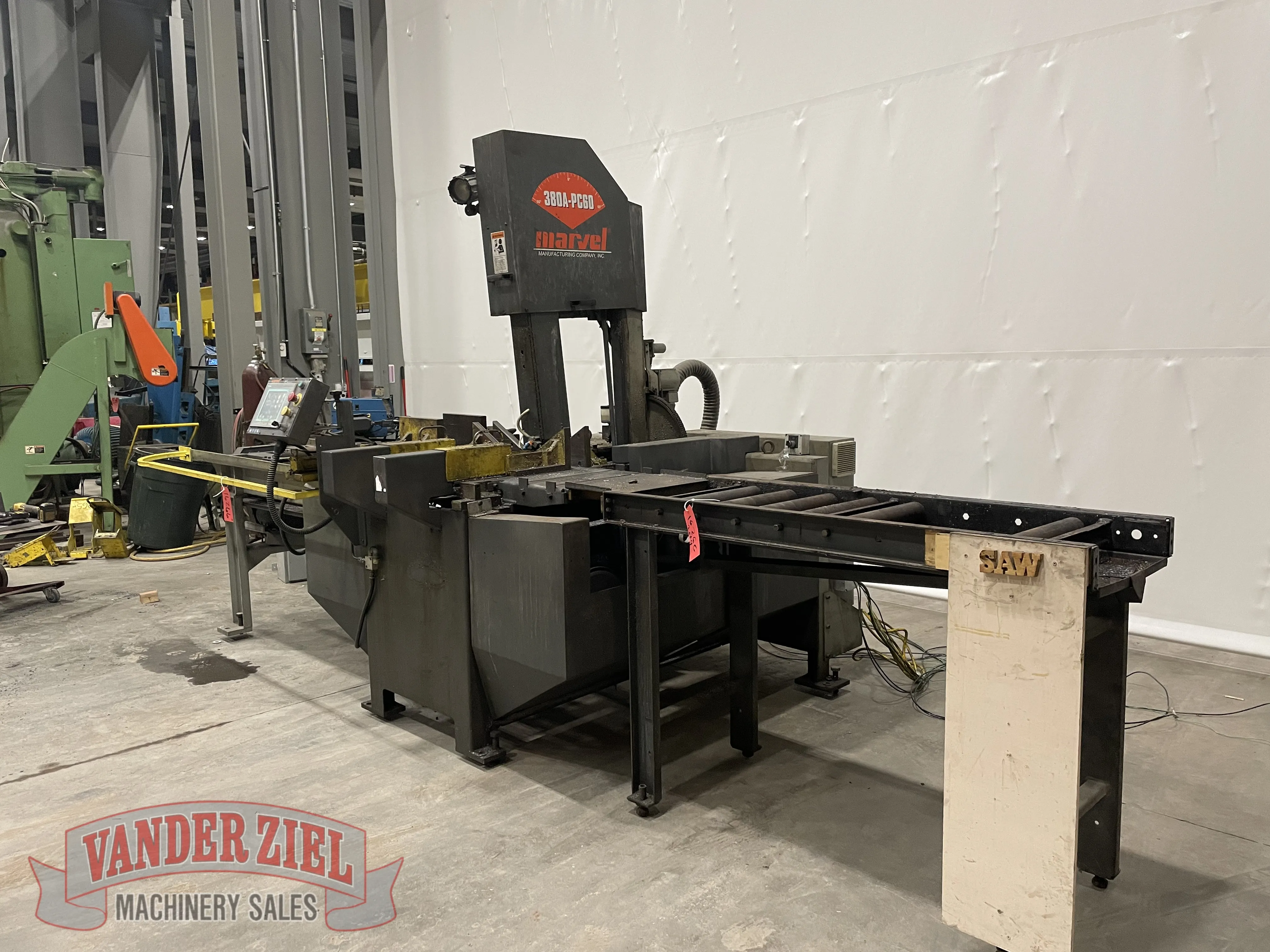 Marvel 15” x 20” Vertical Tilt Frame Automatic Saw, Model E380A PC3 - Prefetch Image 38413