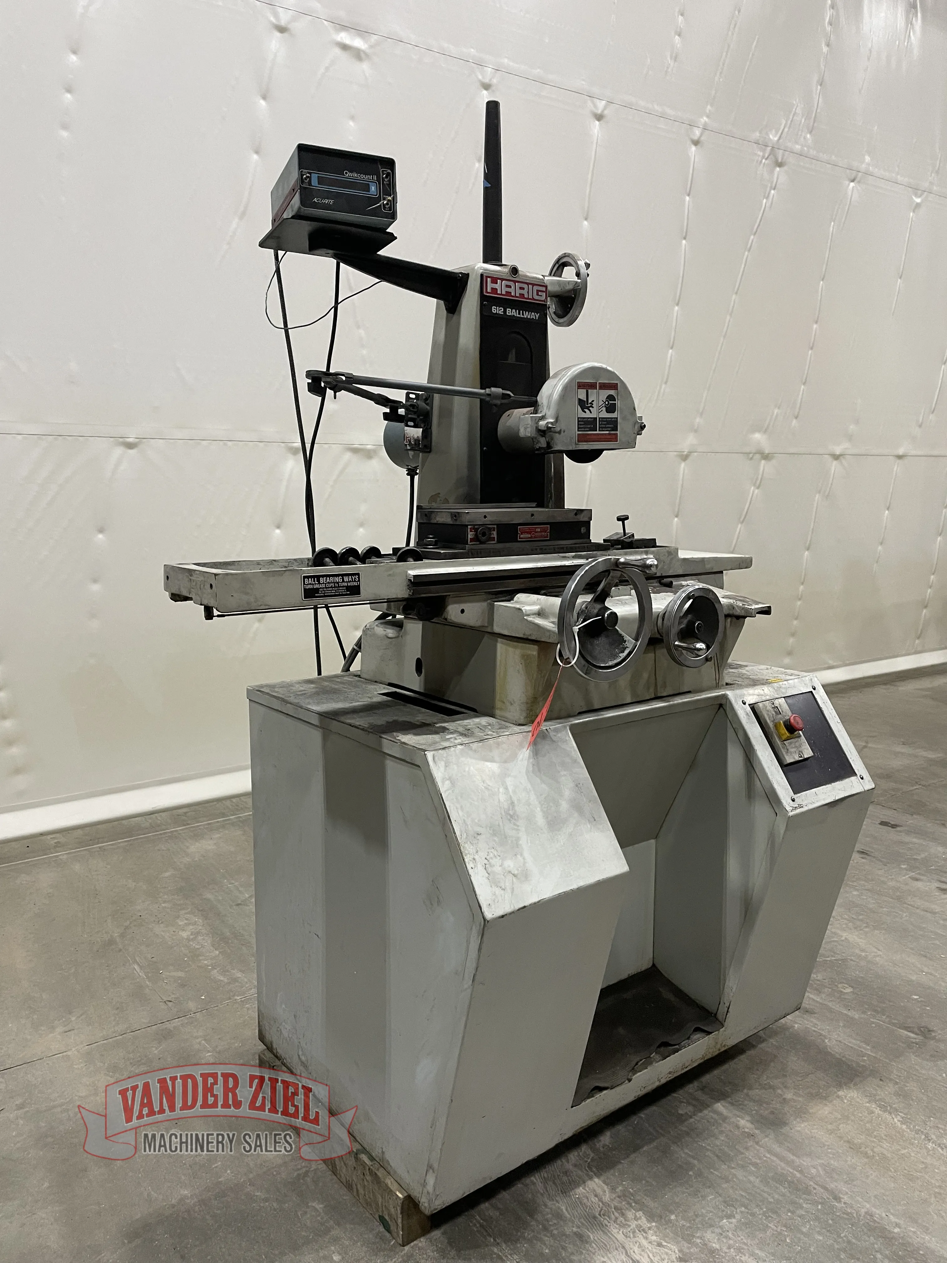Harig 6” x 12” Ballway Surface Grinder, Model 612 - Prefetch Image 38446
