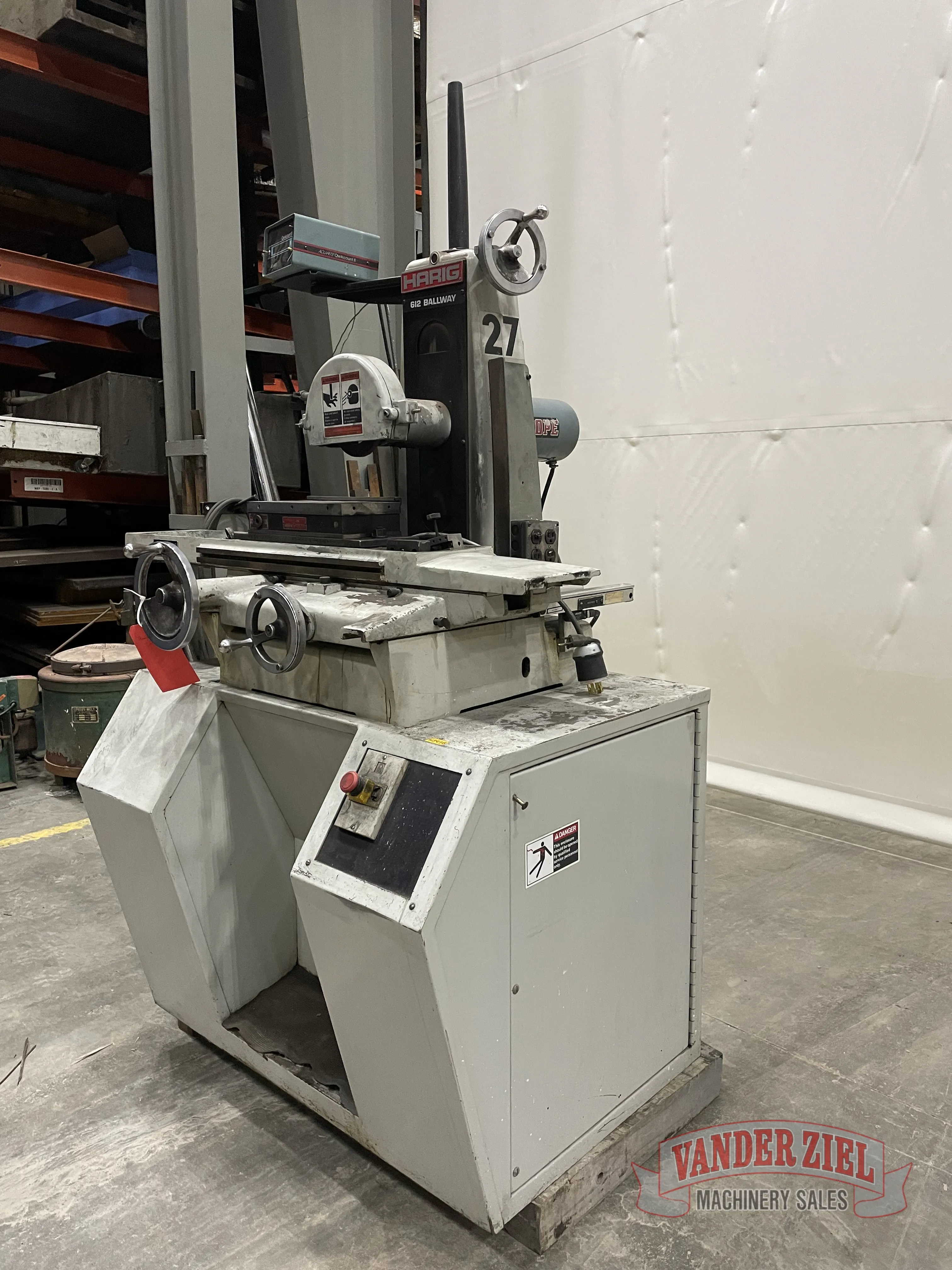 Harig 6” x 12” Ballway Surface Grinder, Model 612 - Prefetch Image 38447