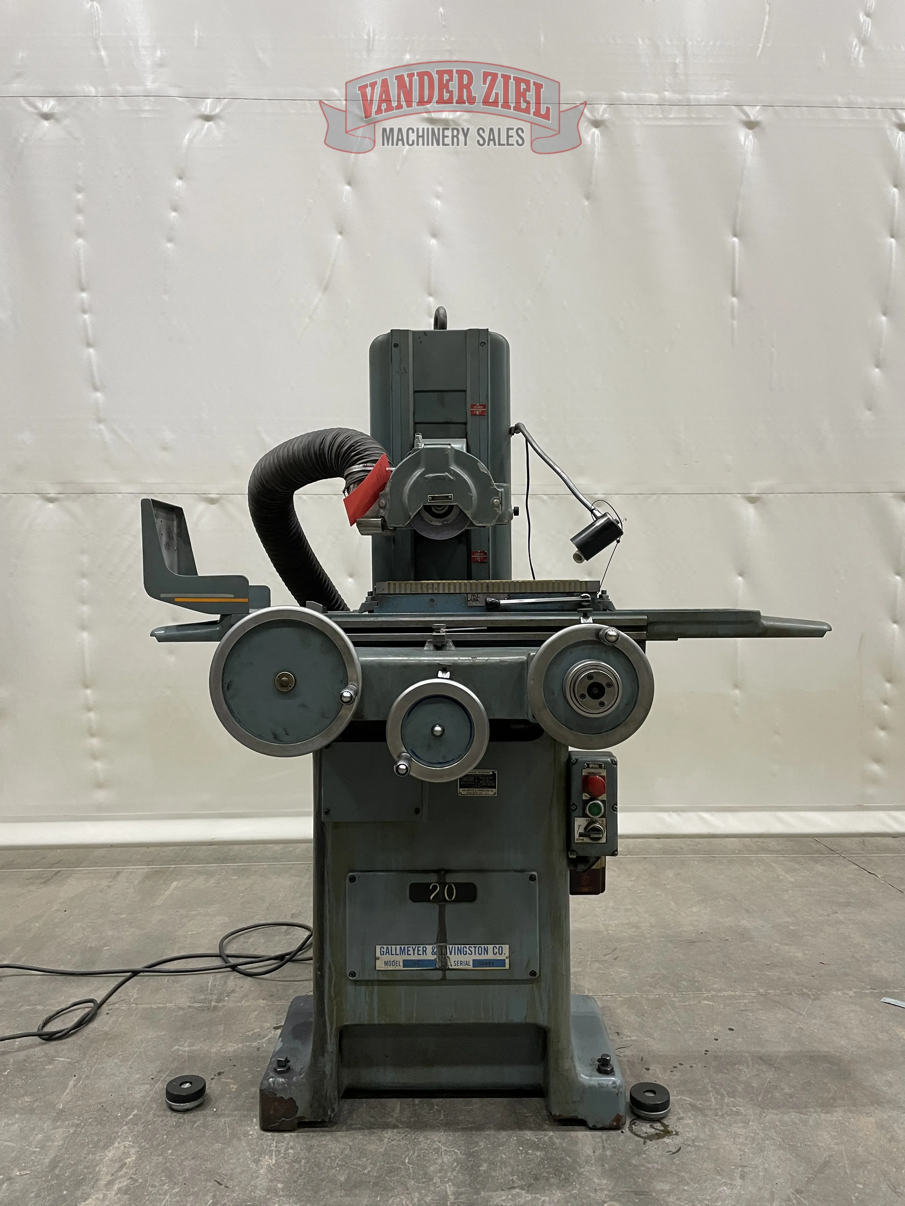 Gallmeyer & Livingston 6” x 18” Hand Feed Surface Grinder, Model #20 - Main Image 1