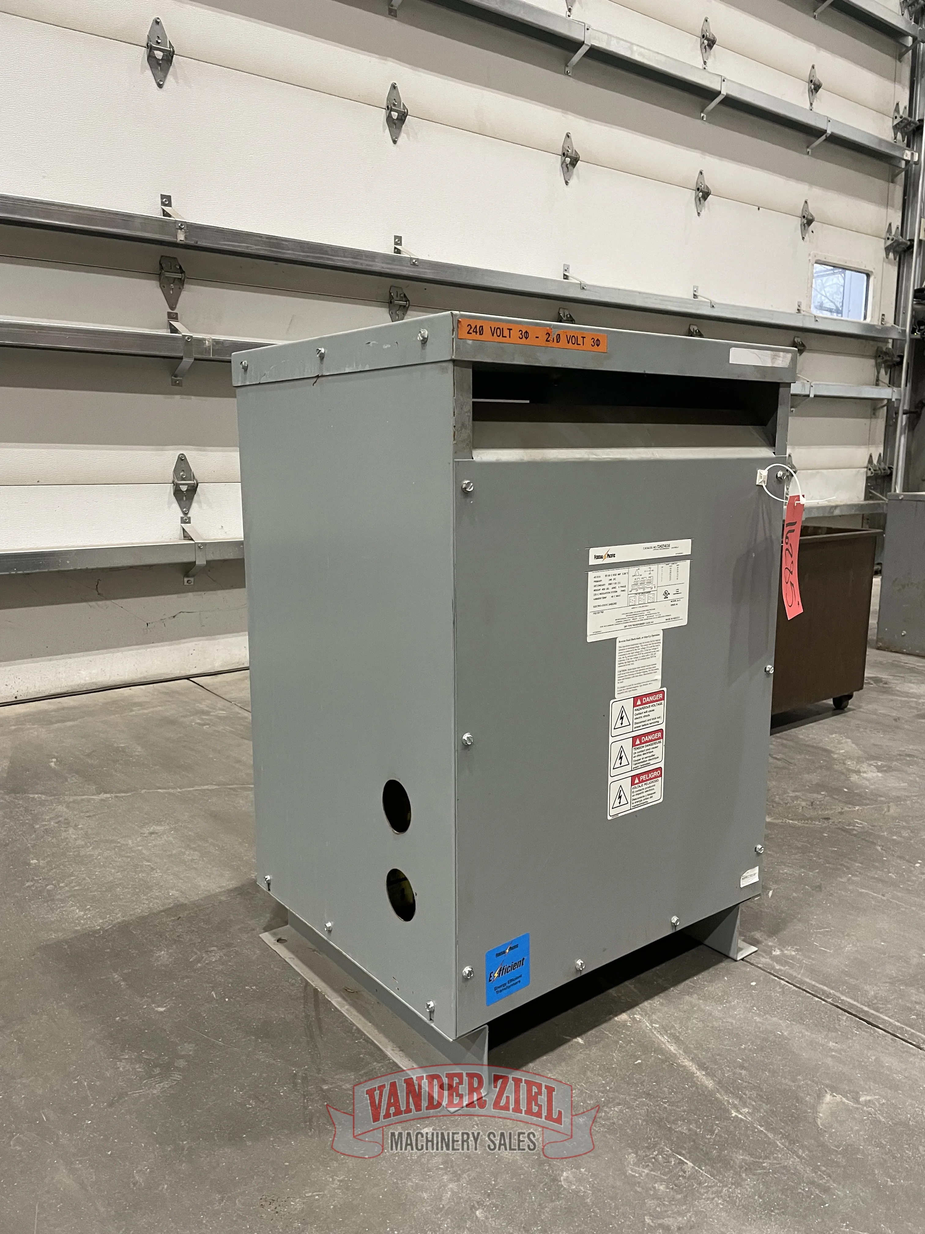 Federal Pacific 45 KVA, 240 Primary Voltage, 208Y/160 Secondary Voltage, 3 Phase - Prefetch Image 38549