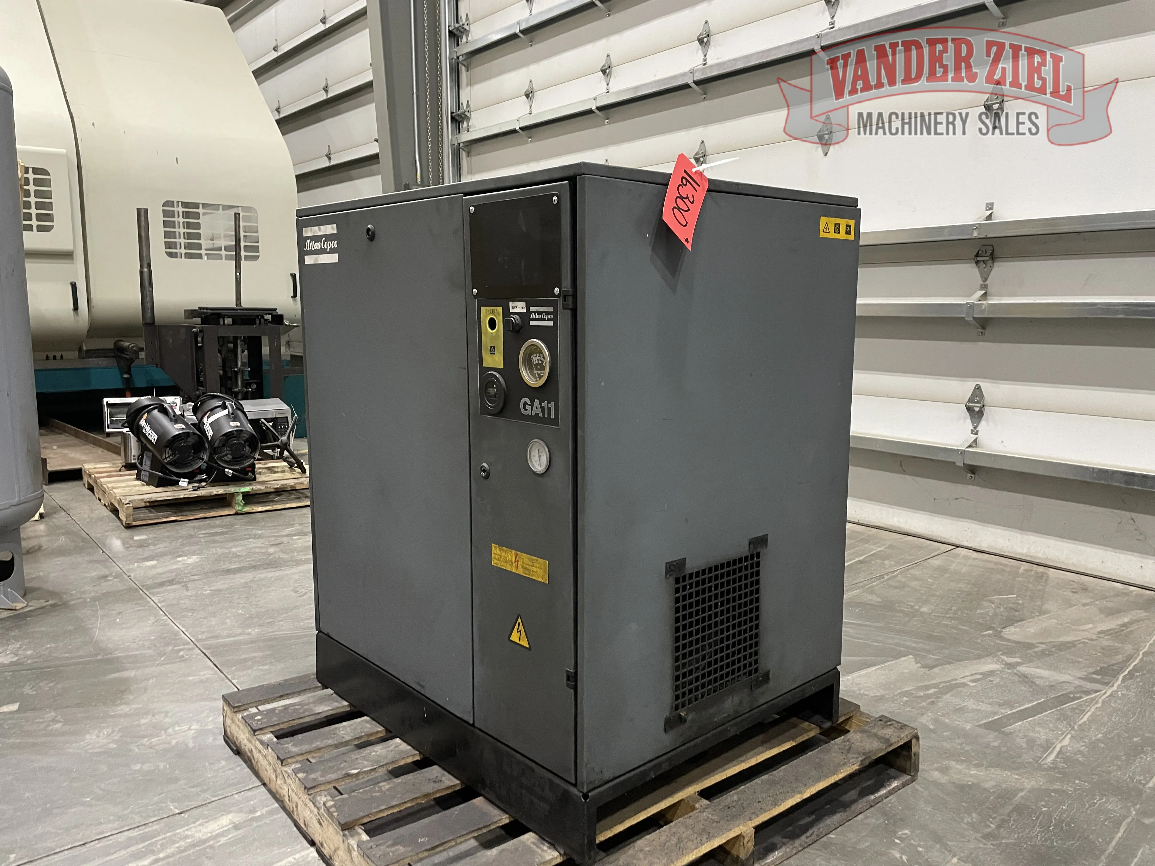 Atlas Copco 15HP Air Compressor, Model GA11 - Prefetch Image 38605