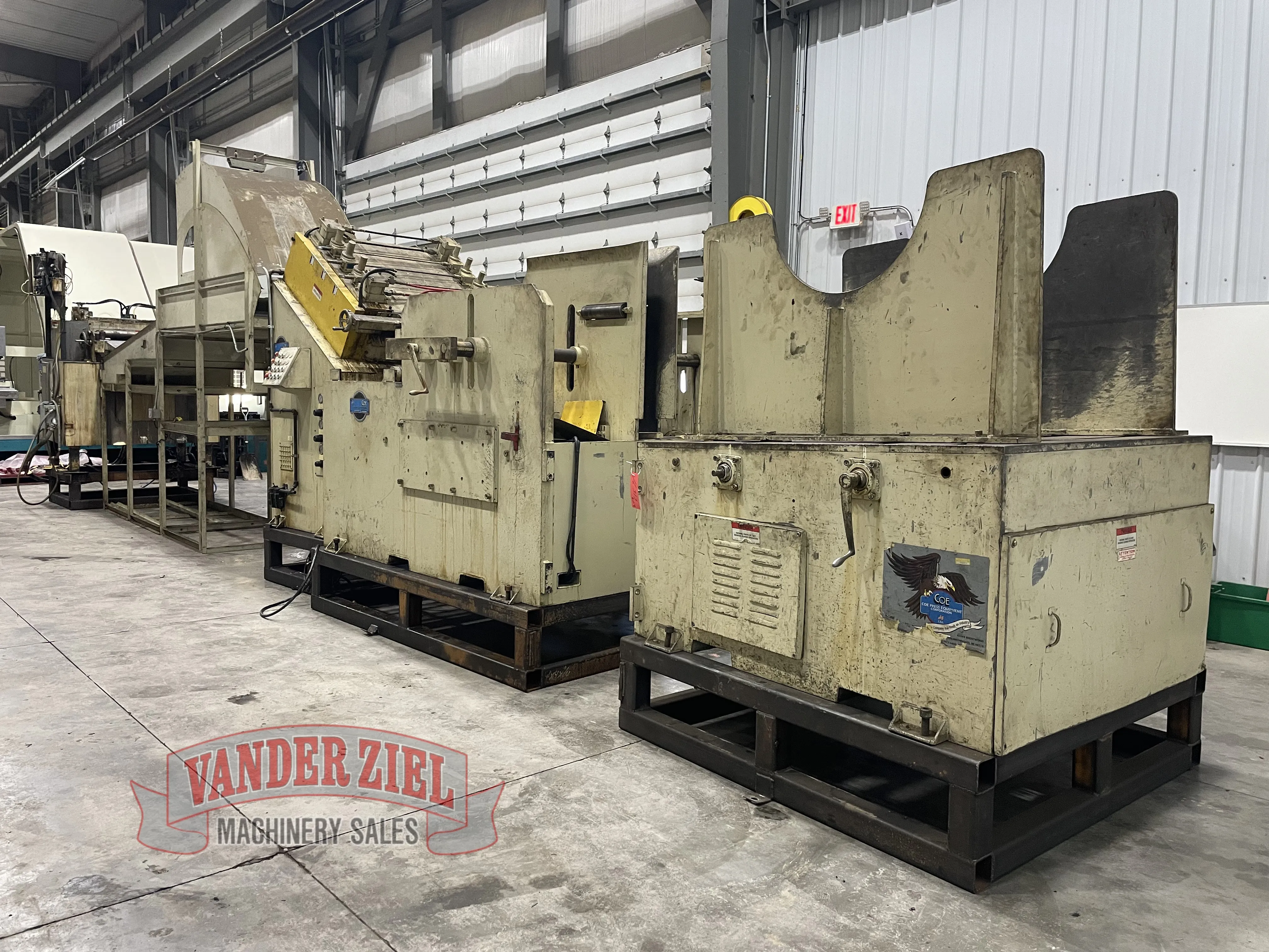 Coe 36" x 3/16" x 20,000-Lb Coil Servo Feed Line - Prefetch Image 38673