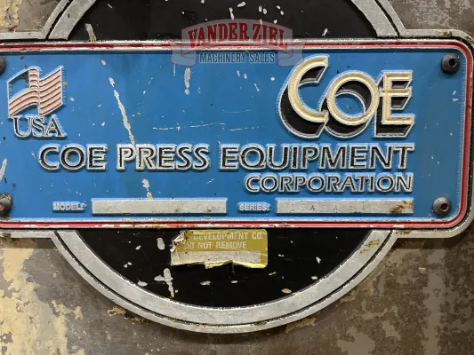 Coe 36" x 3/16" x 20,000-Lb Coil Servo Feed Line - Gallery Thumbnail 18