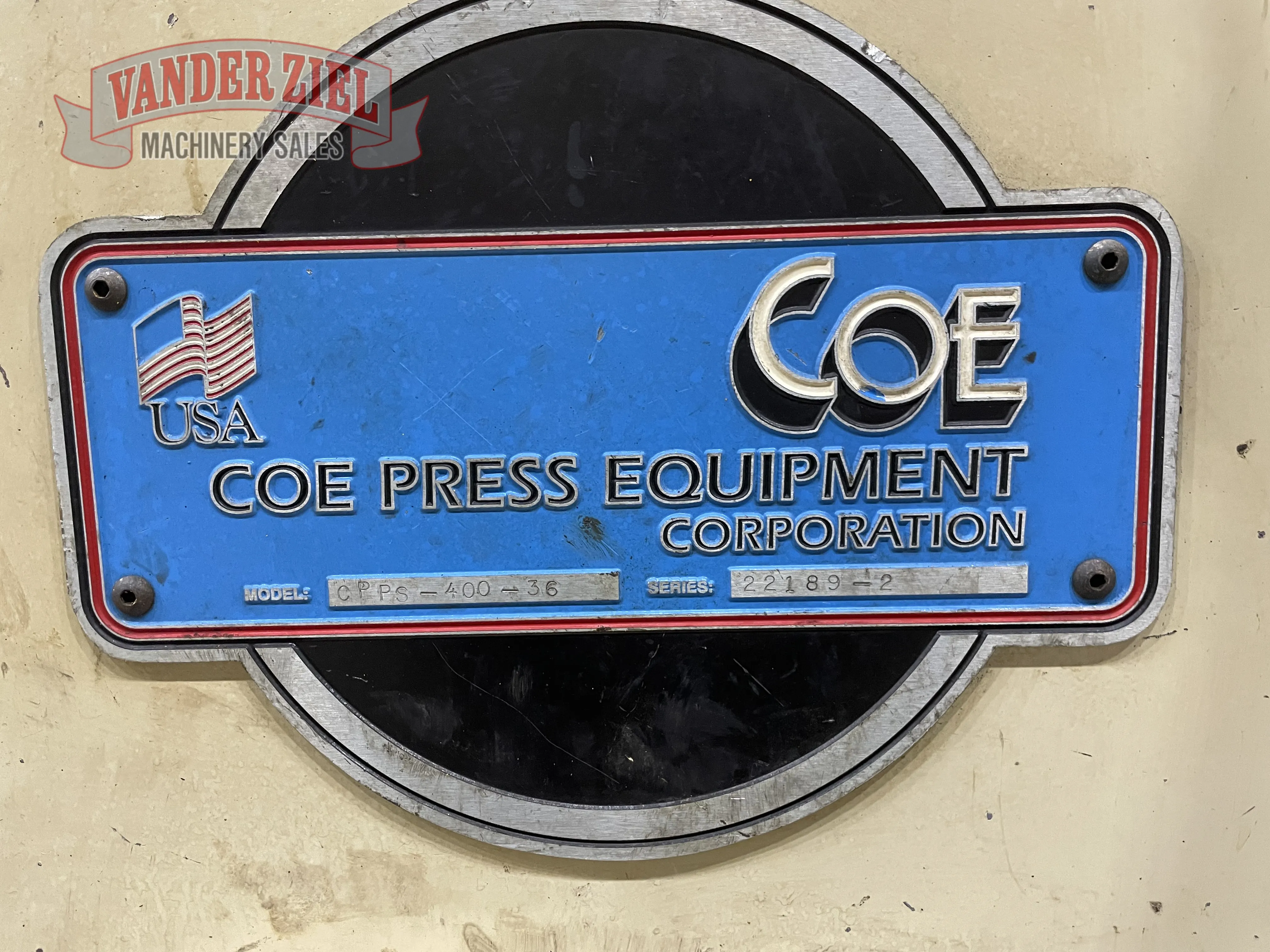 Coe 36" x 3/16" x 20,000-Lb Coil Servo Feed Line - Prefetch Image 38703