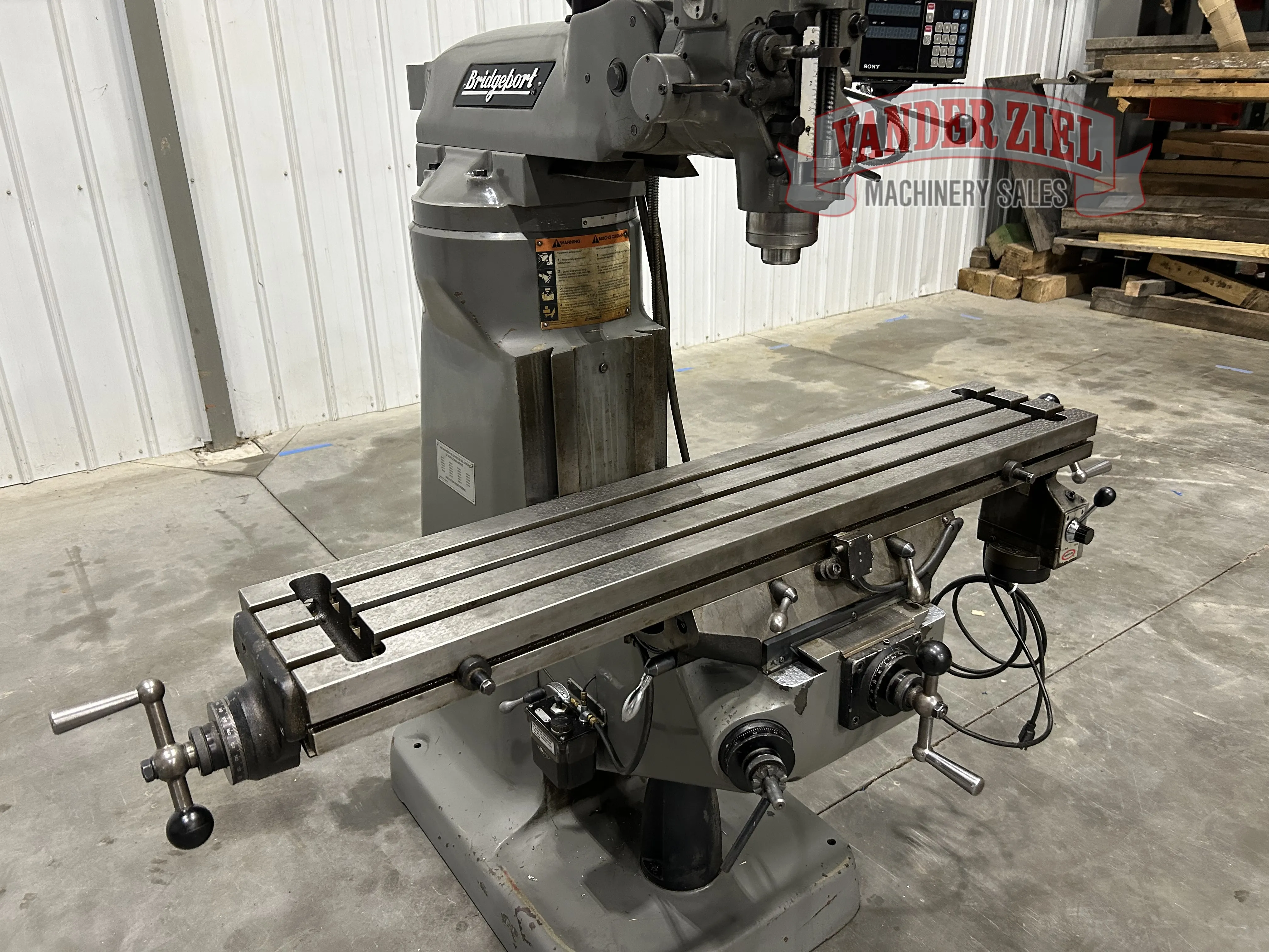 Bridgeport Series I Vertical Mill, 9" x 48" Table, 2 HP - Prefetch Image 38712