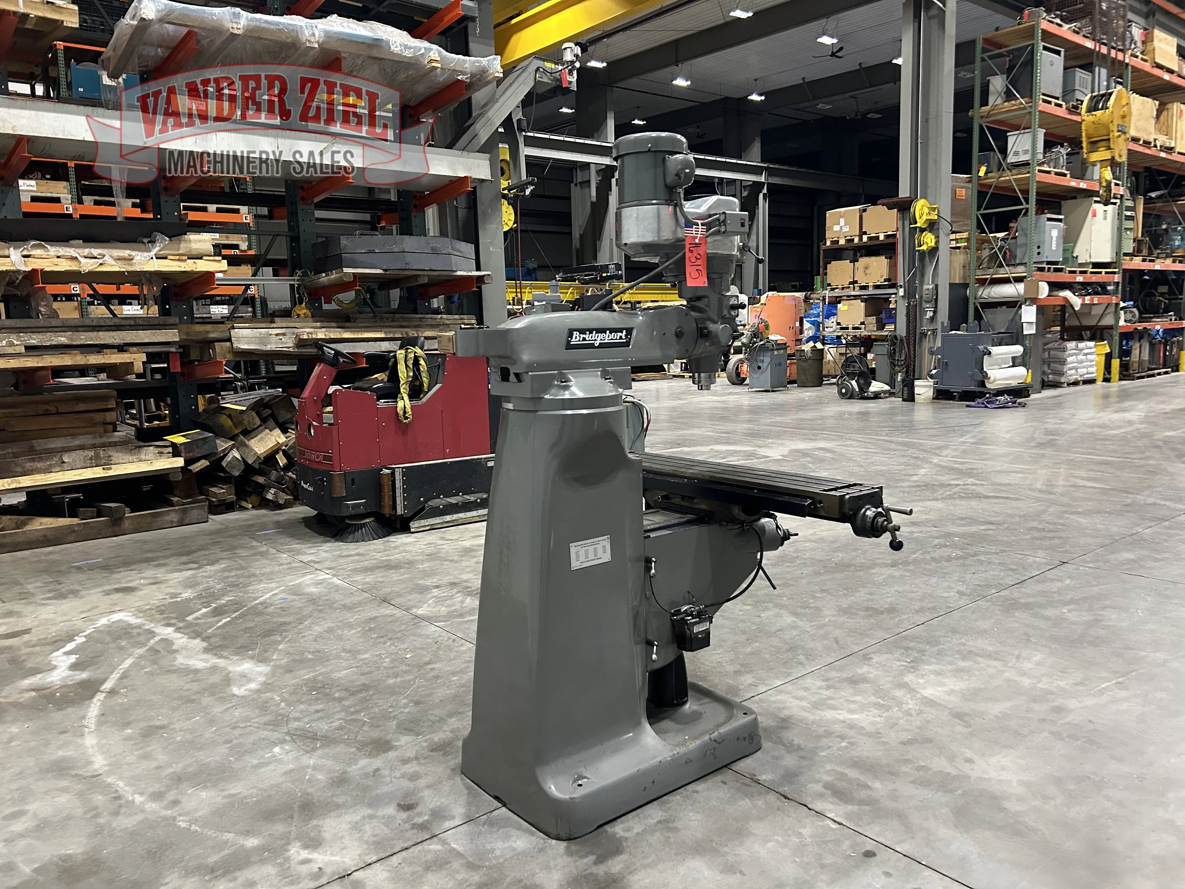 Bridgeport Series I Vertical Mill, 9" x 48" Table, 2 HP - Prefetch Image 38713