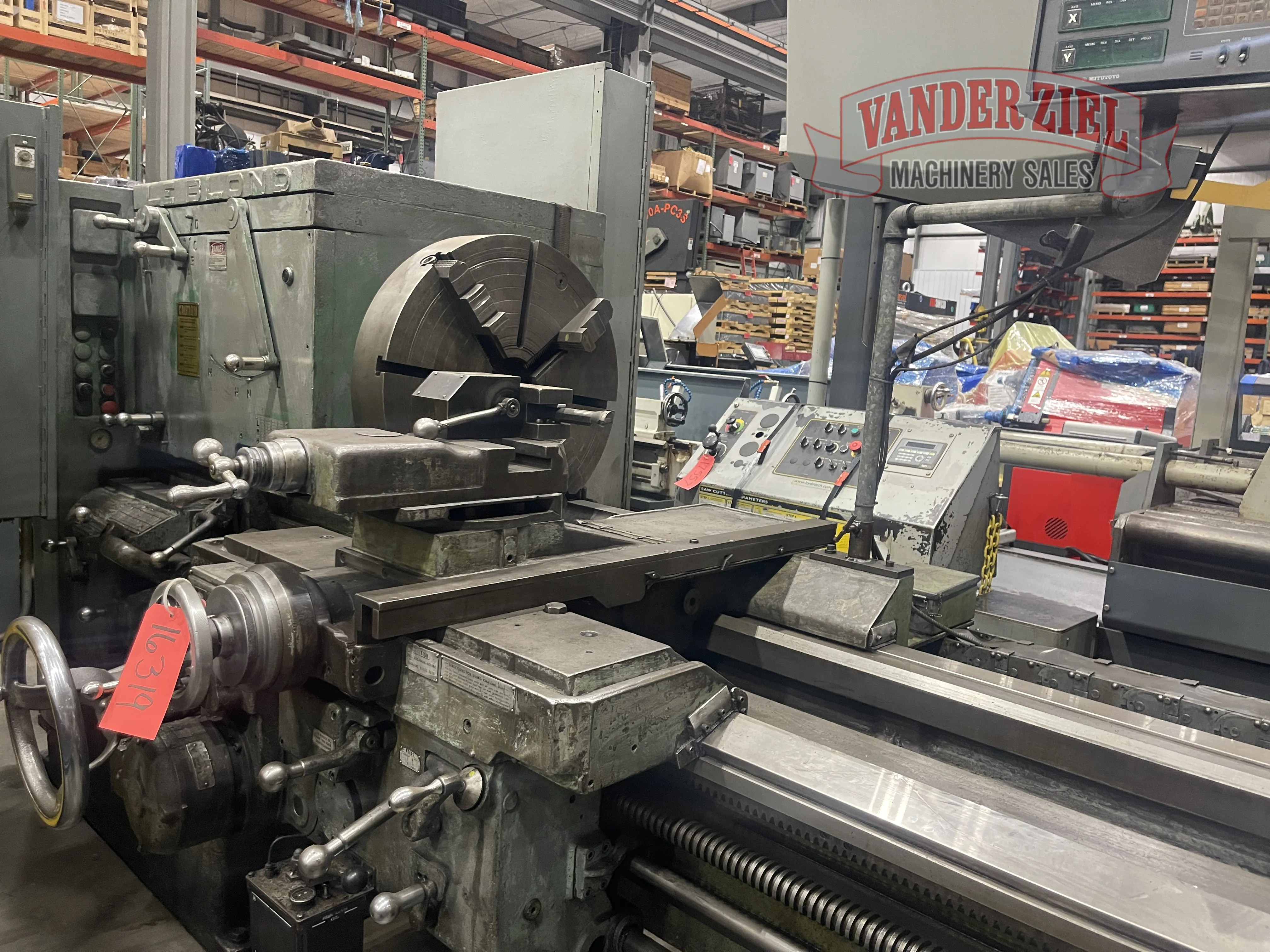 LeBlond 32” x 192” Lathe, 2 1/16” Spindle Bore, Model 3220 - Main Image 1