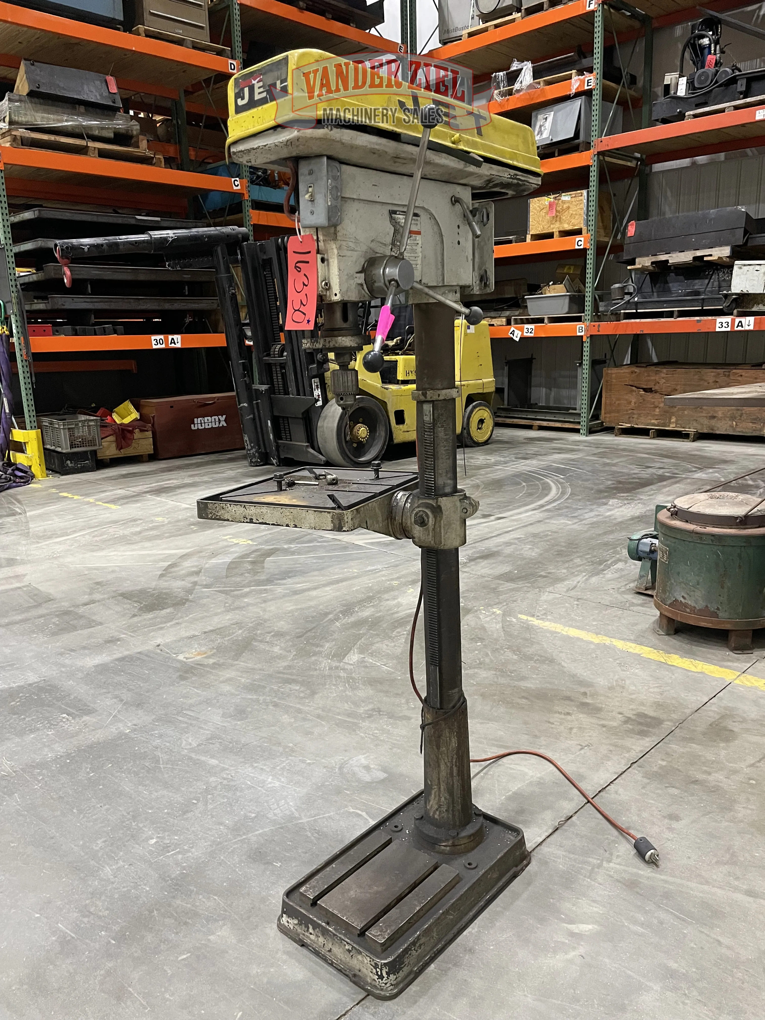 Jet 20” Drill Press, Model JDP-20MF - Prefetch Image 38839
