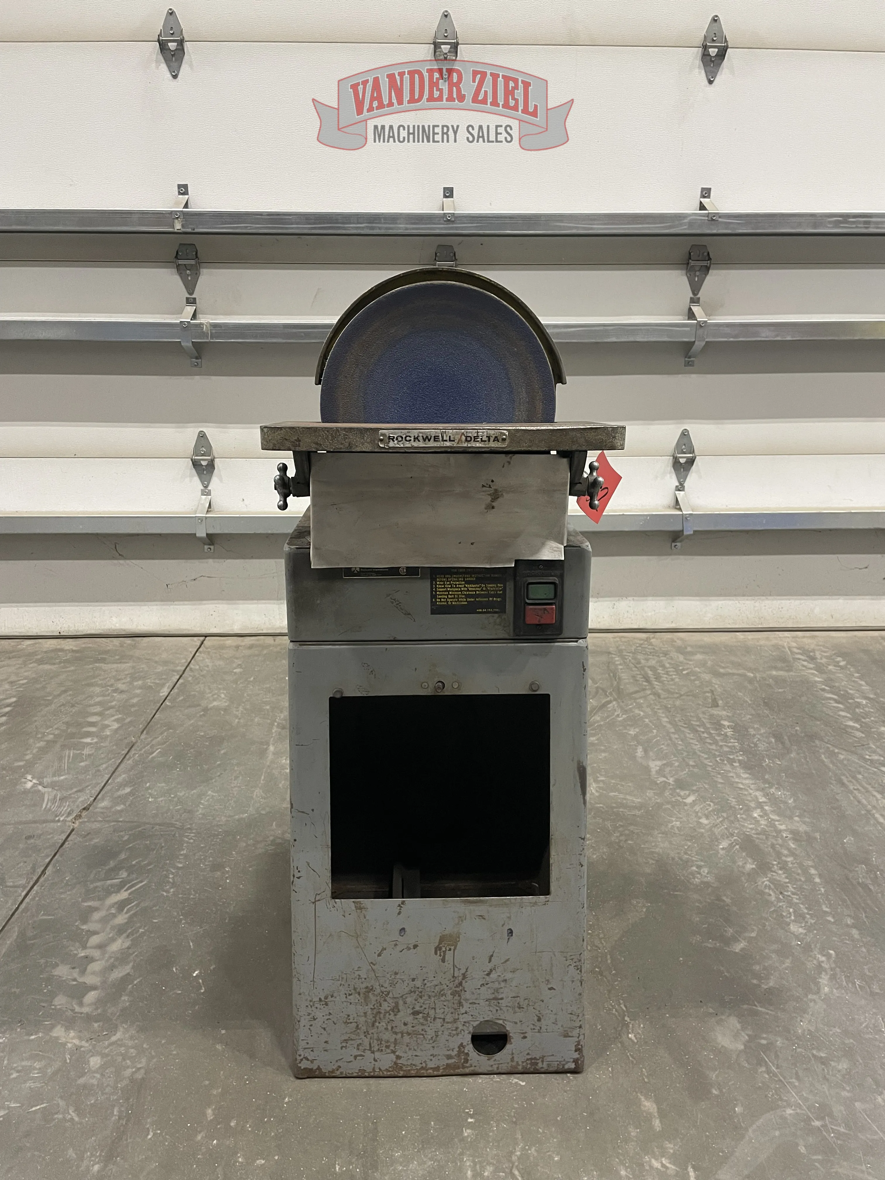 Rockwell Delta 12" Disc Sander, Model 31-122 - Prefetch Image 38842