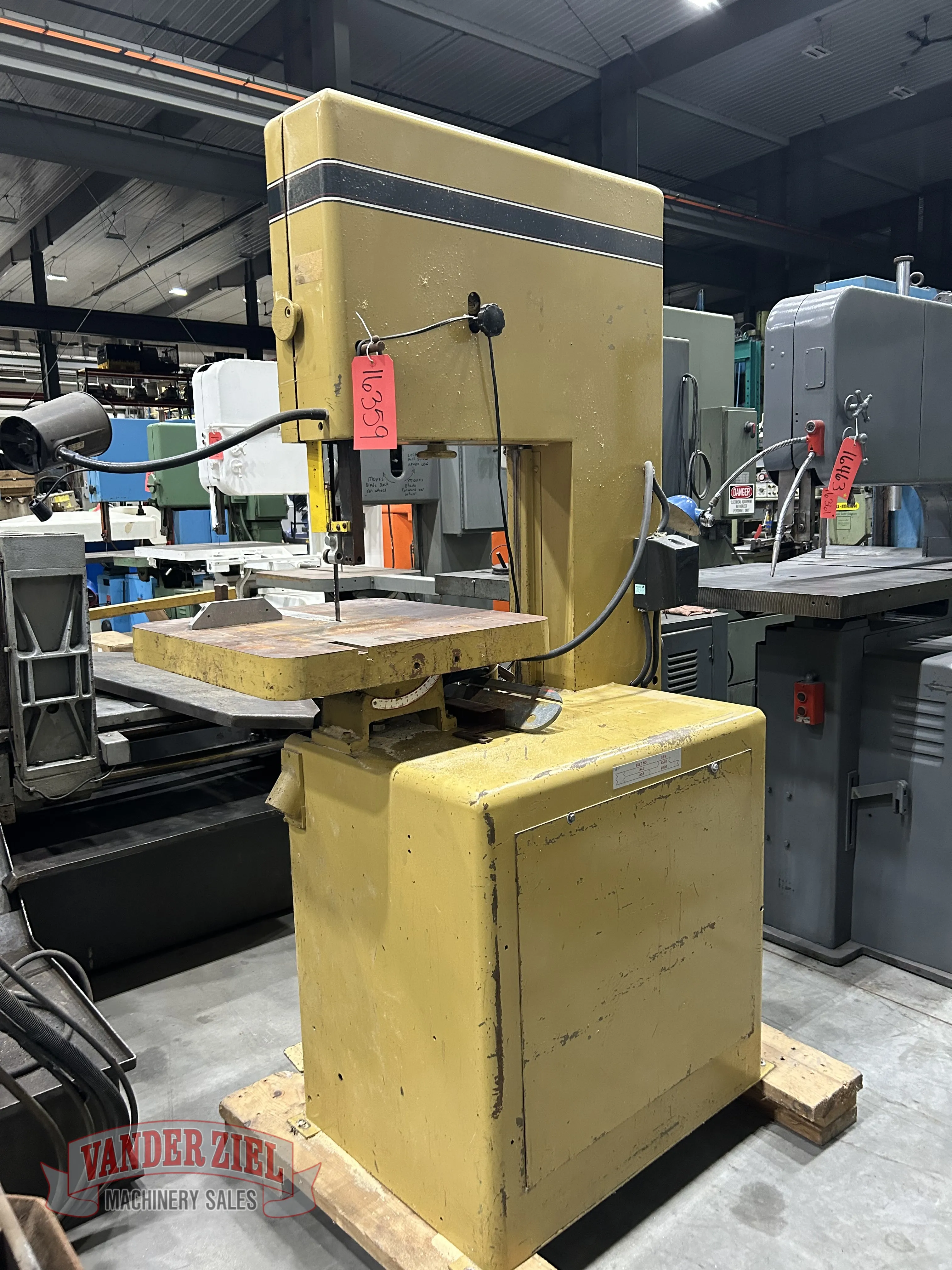 Powermatic 20" Vertical Saw, Model 81 - Prefetch Image 39059