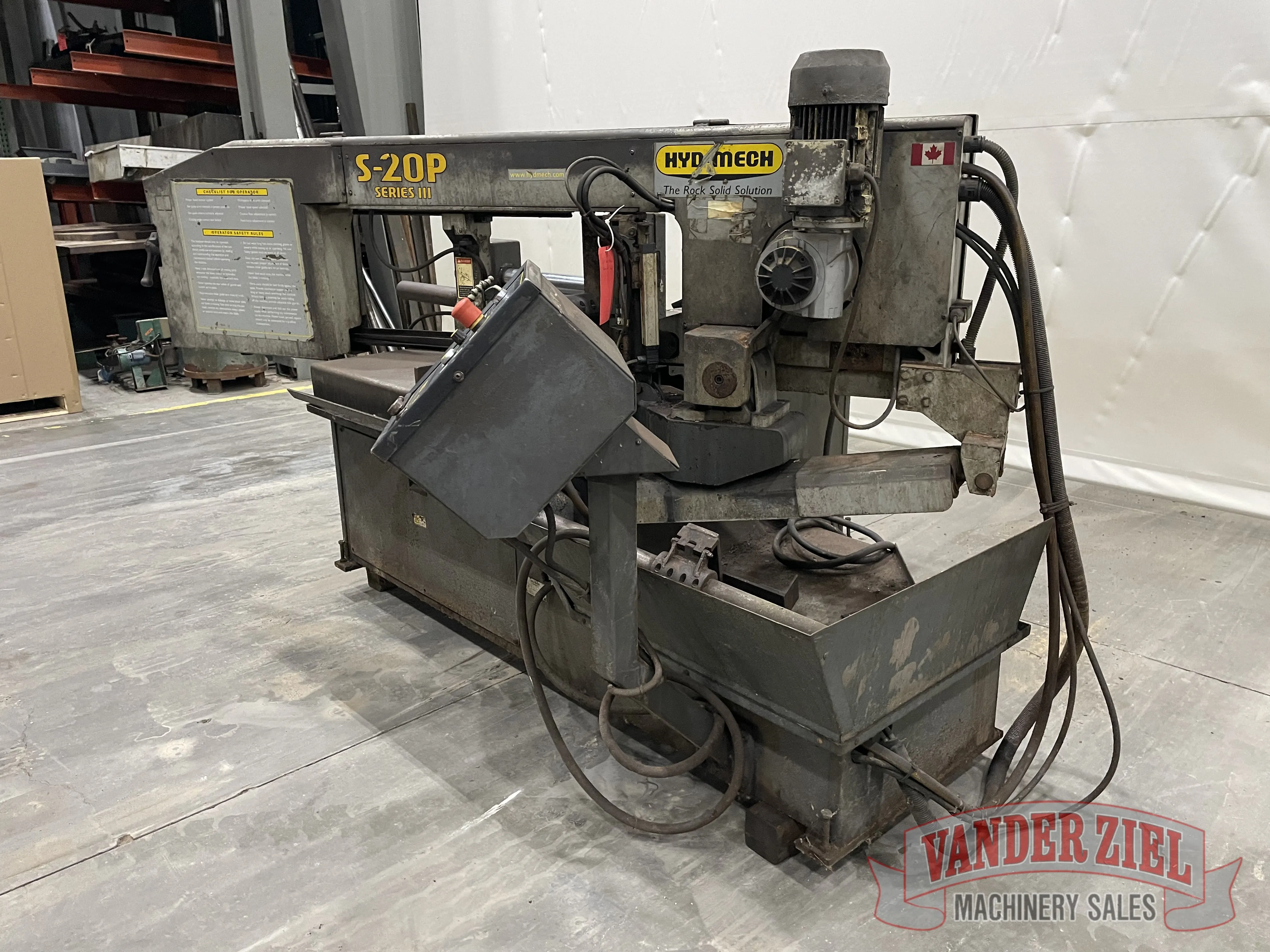 Hyd-Mech 13” x 18” Horizontal Miter Saw, Model S-20P Series III - Prefetch Image 39081