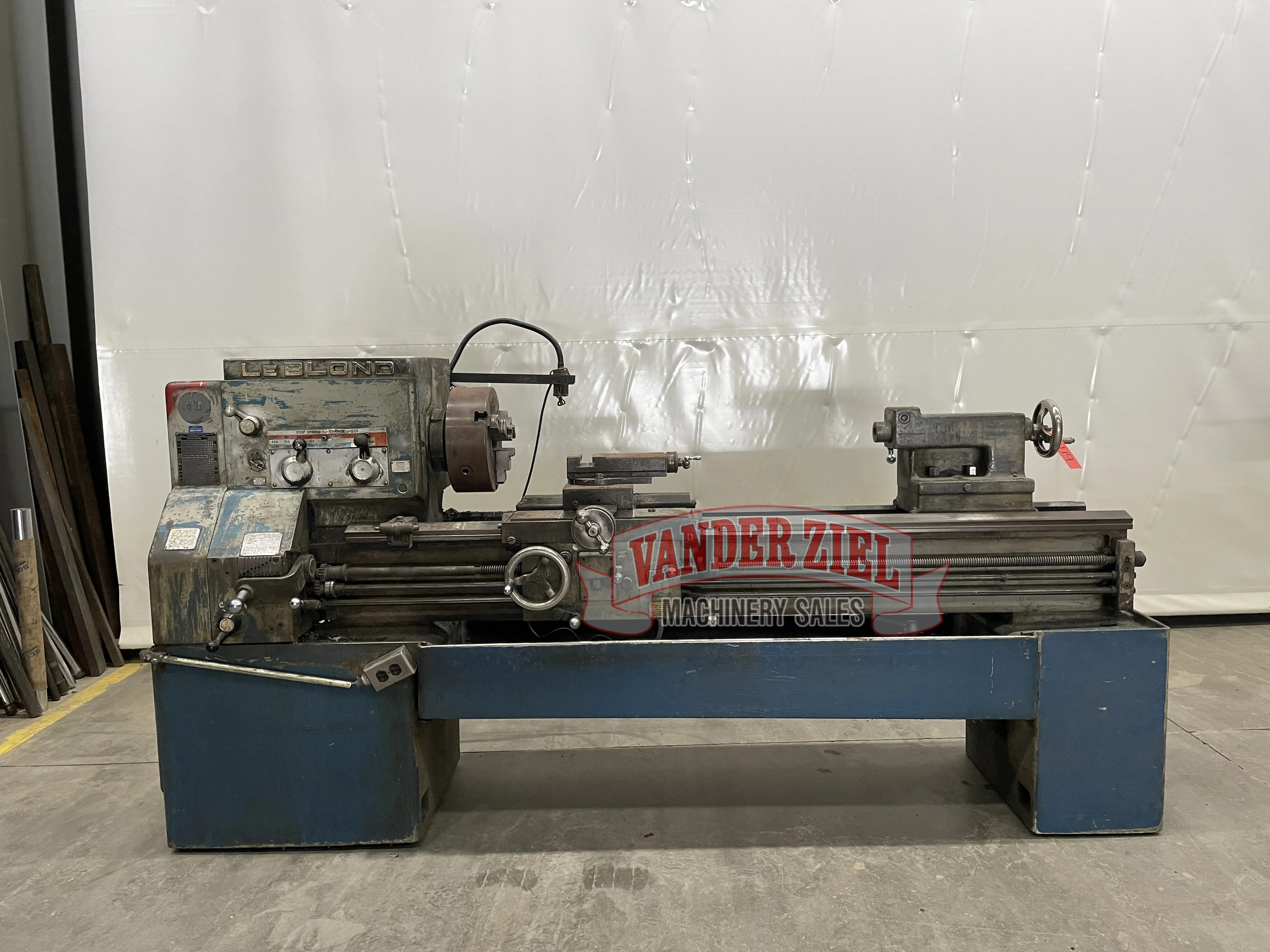 LeBlond 19” x 50” Regal Lathe, 1 49/64” Spindle Bore - Main Image 1