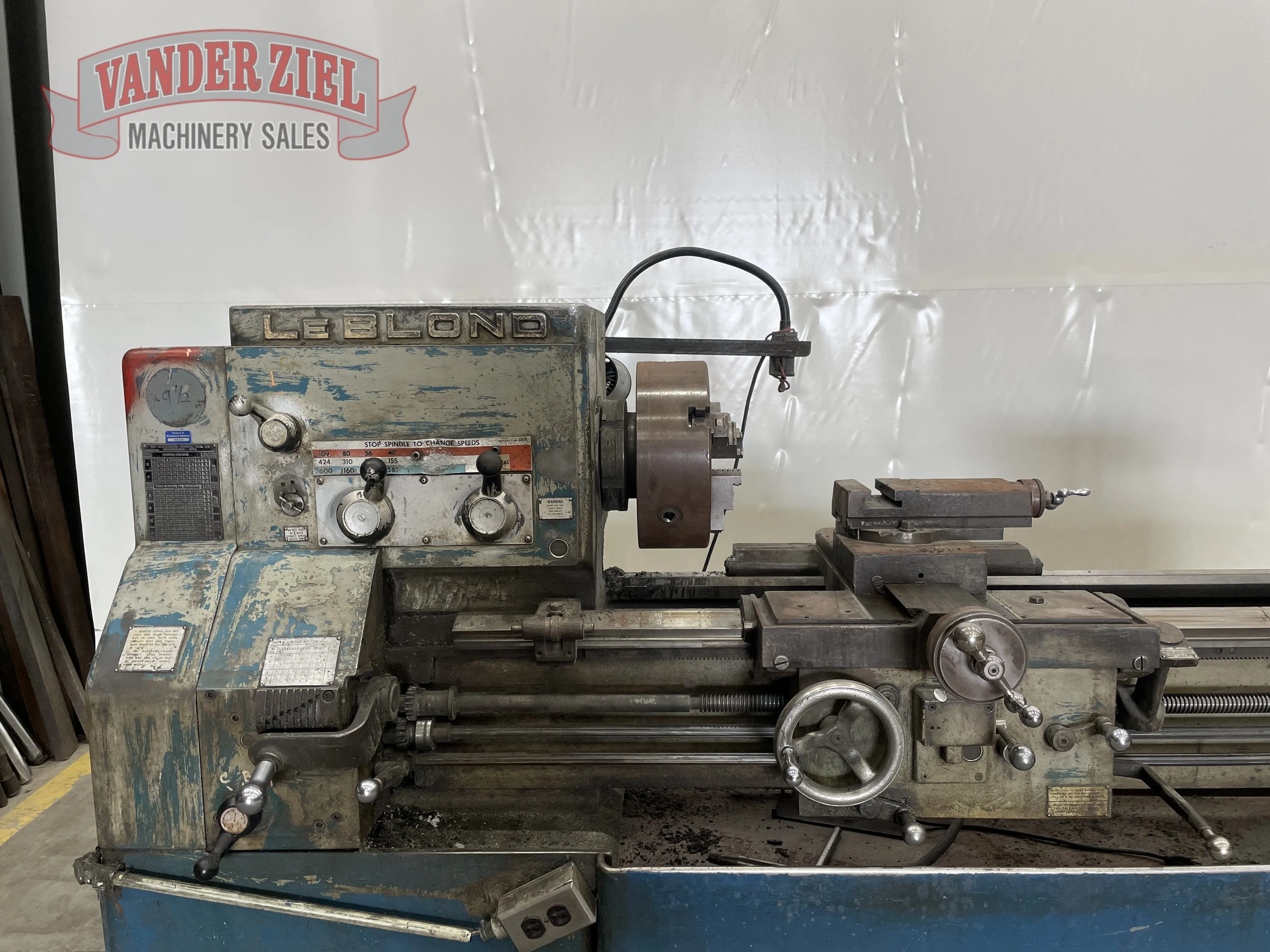 LeBlond 19” x 50” Regal Lathe, 1 49/64” Spindle Bore - Prefetch Image 39310