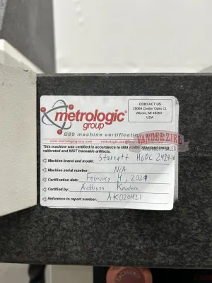 Starrett 24" x 24" CMM, Model HGDC 2424-18 with Renishaw Probe - Gallery Thumbnail 10