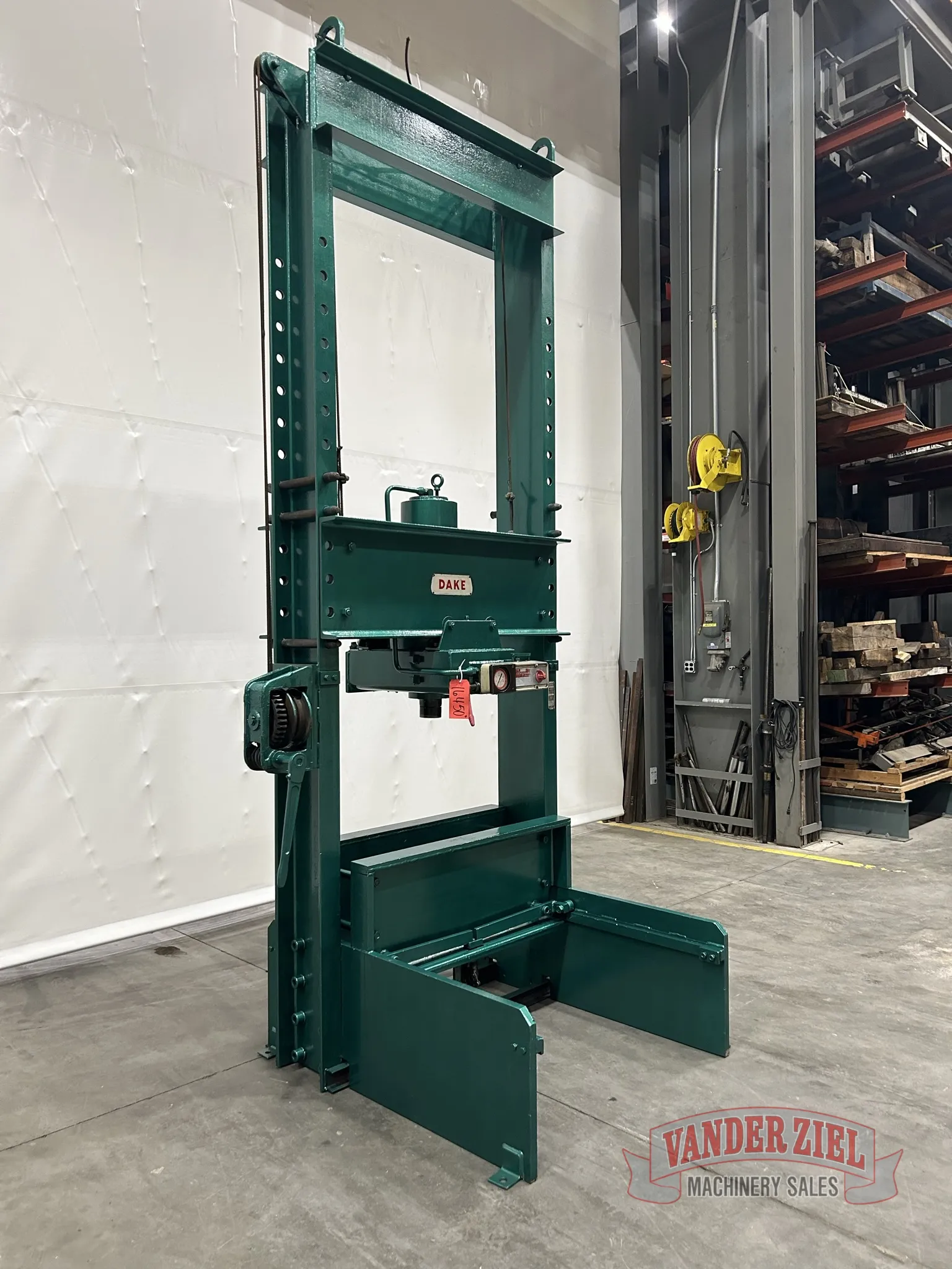 Dake 150 Ton Air Operated H Frame Press, Model 42-312 - Prefetch Image 39552