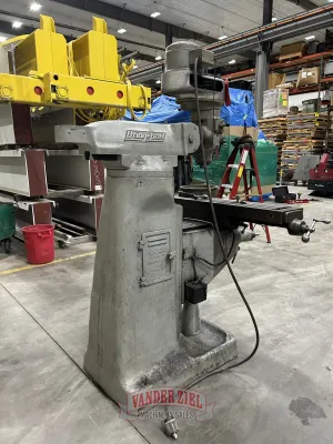 Bridgeport Step Pulley Vertical Knee Mill, 9” x 42” Table, 1 HP - Gallery Thumbnail 6