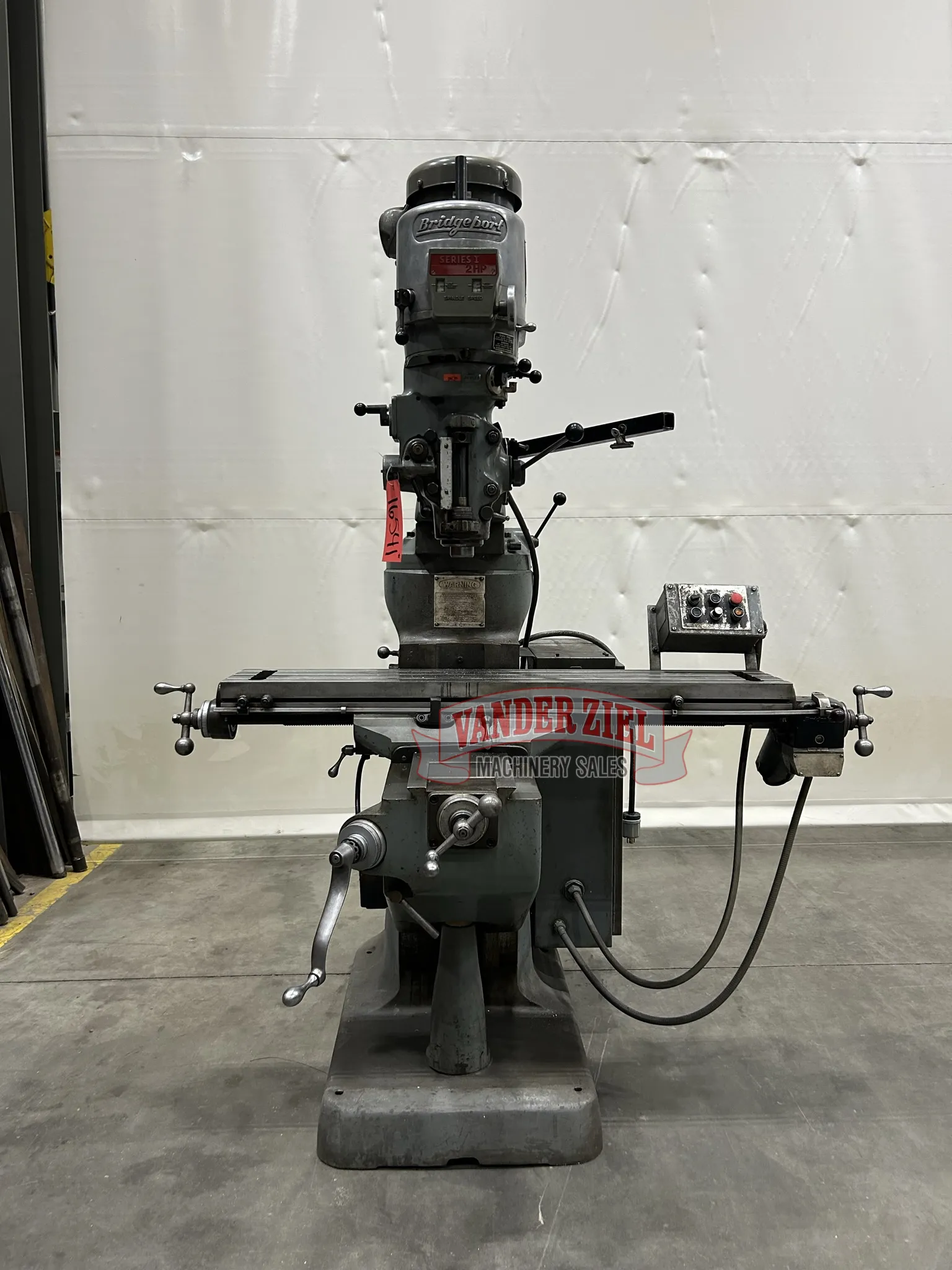 Bridgeport Series I Vertical Knee Mill, 9” x 48” Table, 2 HP - Main Image 1