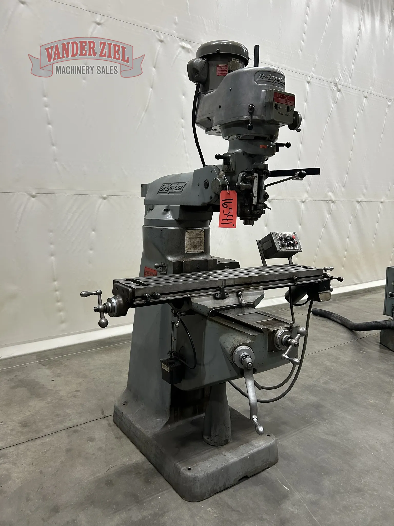 Bridgeport Series I Vertical Knee Mill, 9” x 48” Table, 2 HP - Prefetch Image 40088