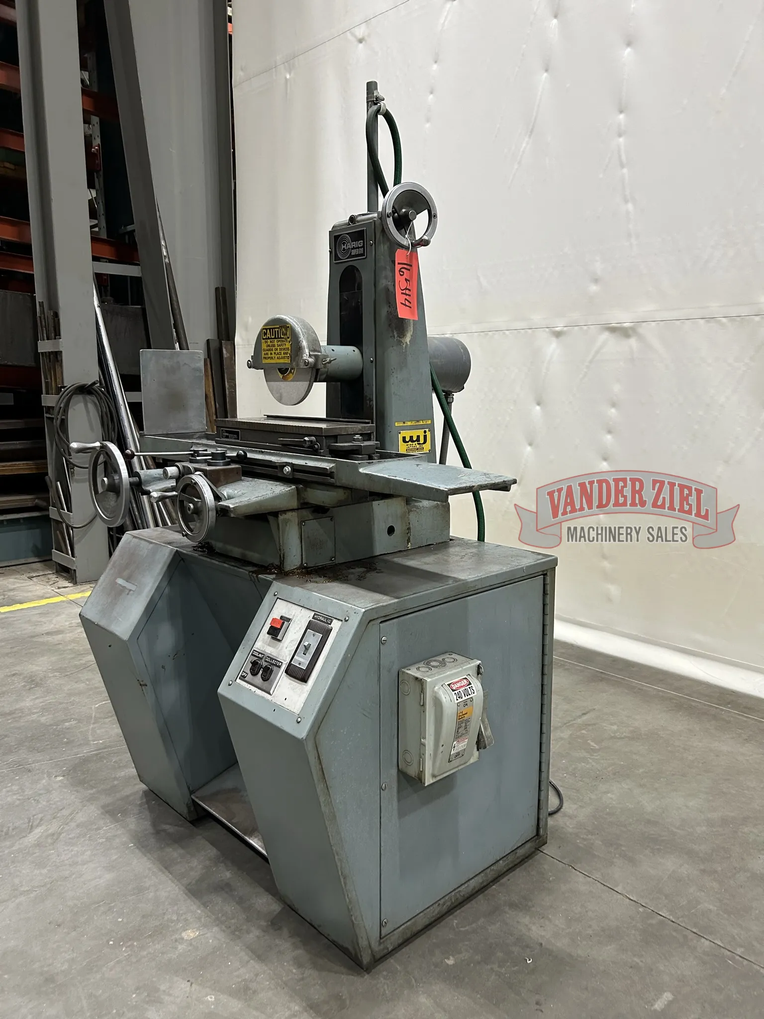Harig 6” x 18” Hand Surface Grinder, Model Super 618 - Prefetch Image 40114