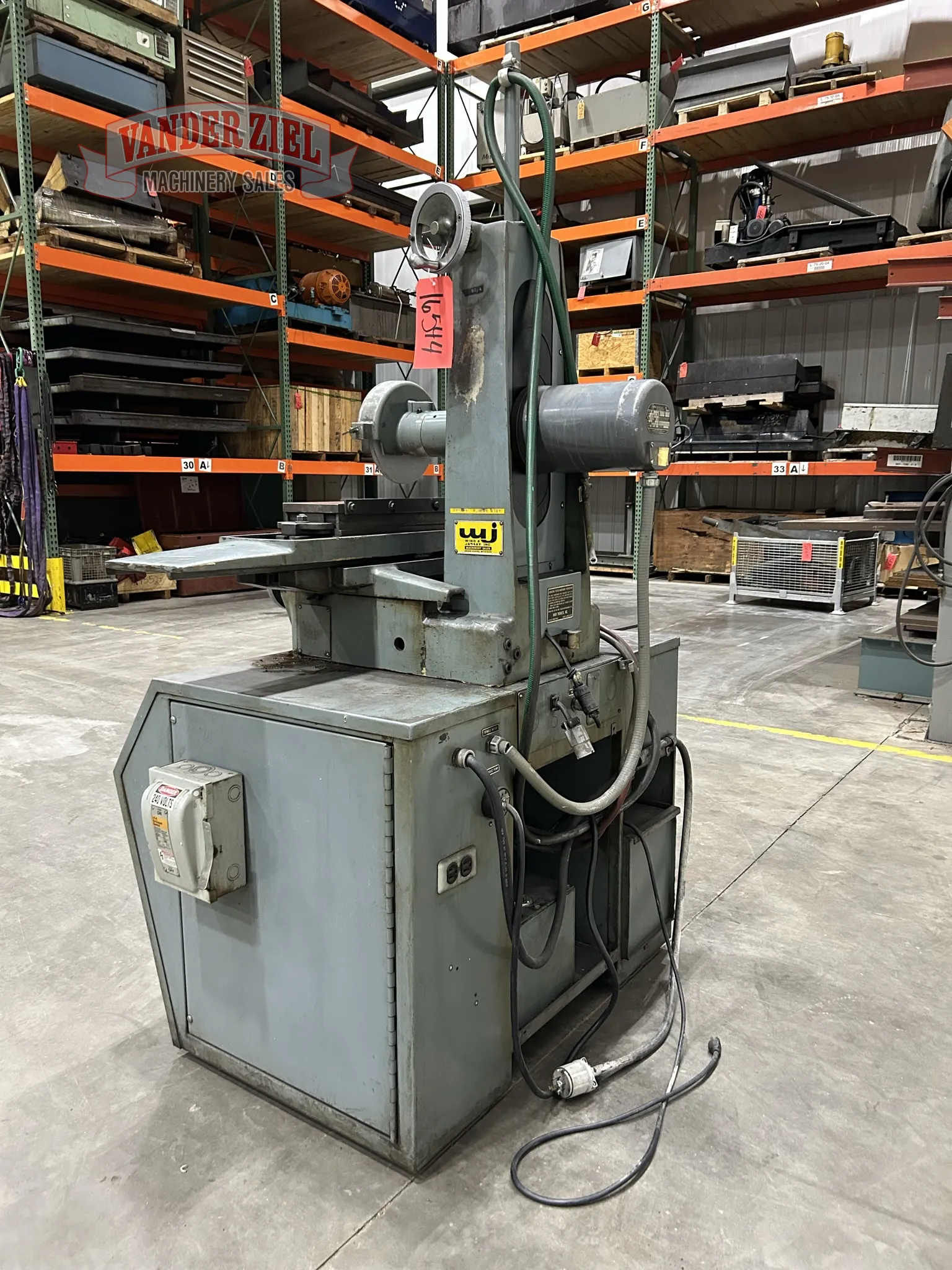 Harig 6” x 18” Hand Surface Grinder, Model Super 618 - Prefetch Image 40115