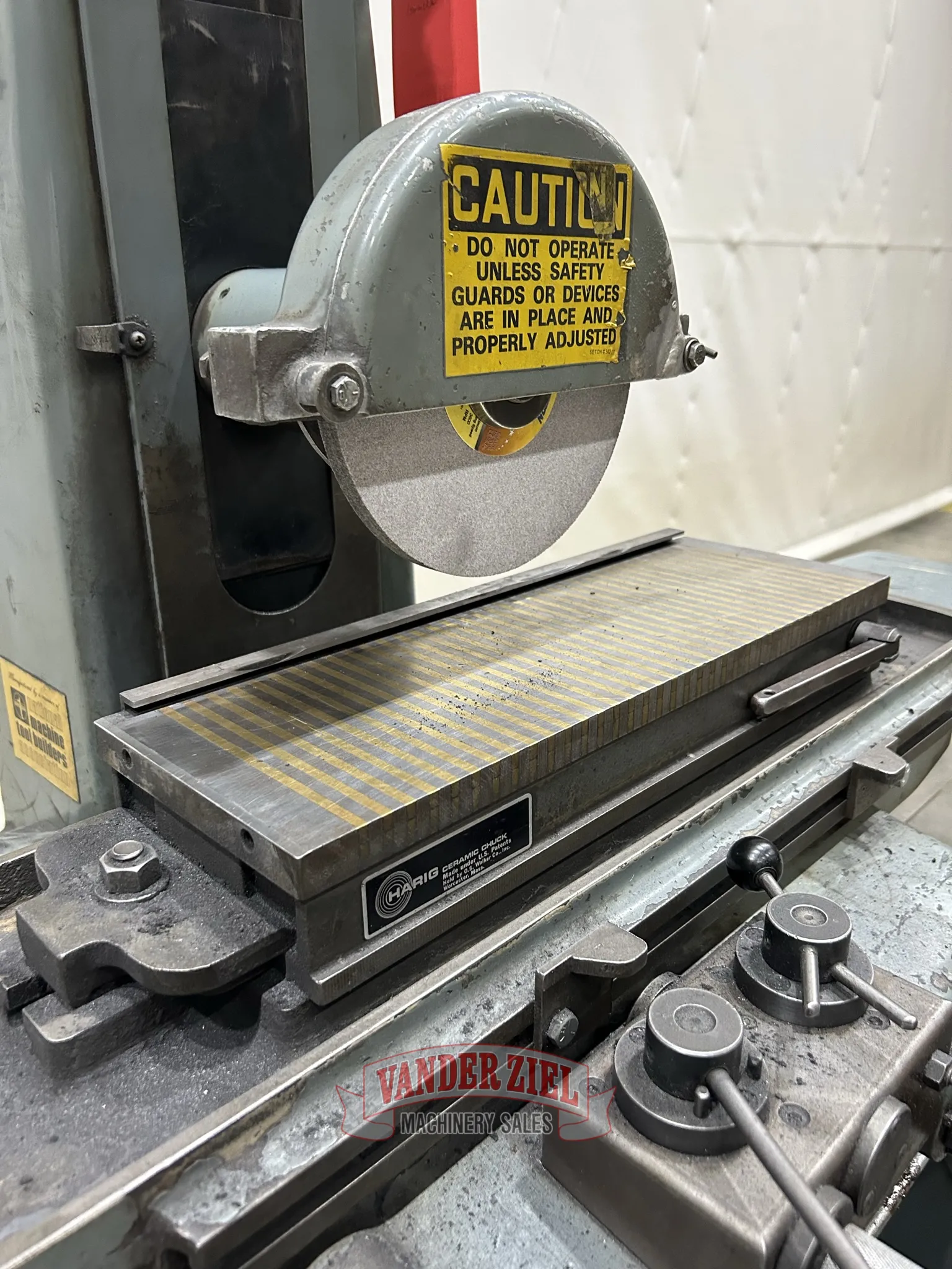 Harig 6” x 18” Hand Surface Grinder, Model Super 618 - Prefetch Image 40118