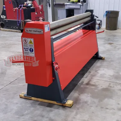 Akyapak 6' x 16 Gauge 3 Roll Initial Pinch Plate Roll - Gallery Thumbnail 3