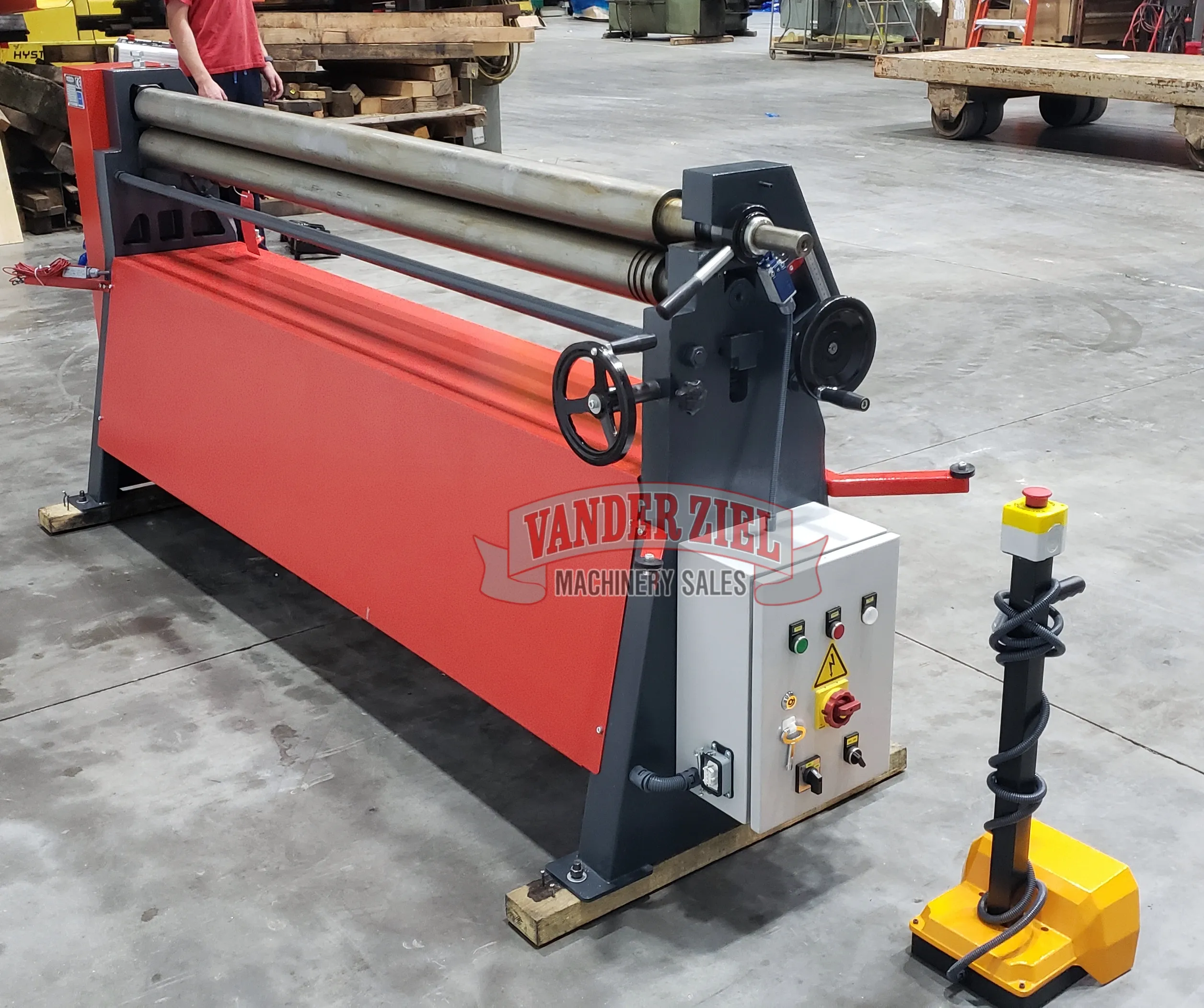 Akyapak 6' x 16 Gauge 3 Roll Initial Pinch Plate Roll - Prefetch Image 40203