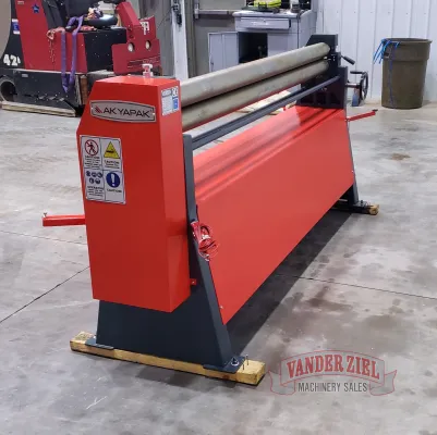Akyapak 6' x 16 Gauge 3 Roll Initial Pinch Plate Roll - Gallery Thumbnail 3