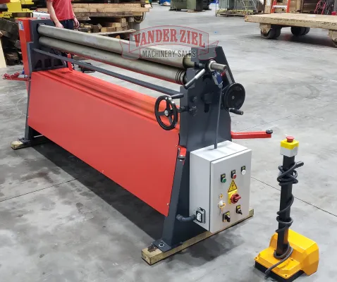 Akyapak 6' x 16 Gauge 3 Roll Initial Pinch Plate Roll - Gallery Thumbnail 4