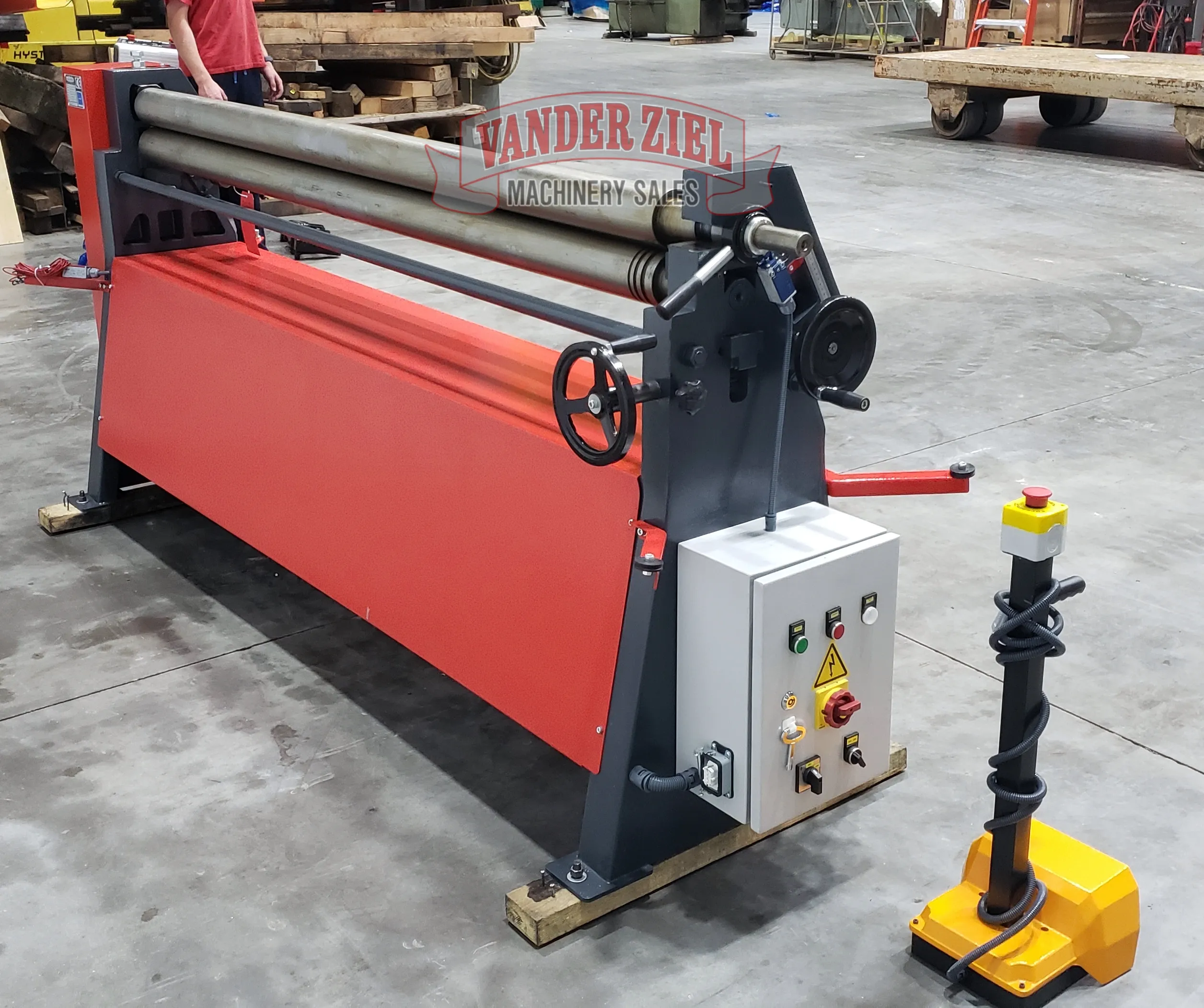 Akyapak 6' x 16 Gauge 3 Roll Initial Pinch Plate Roll - Prefetch Image 40216