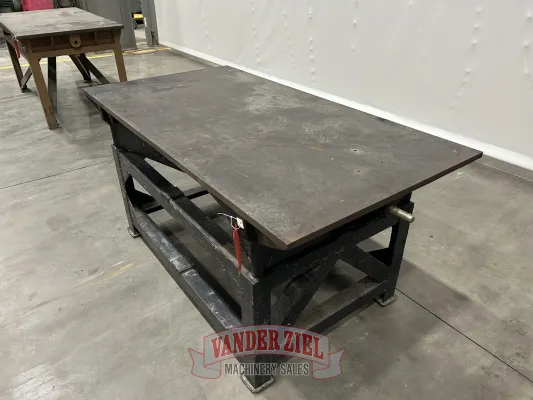 Welding Table, 68" length x 36" depth x 3/4" thick top - Gallery Thumbnail 5