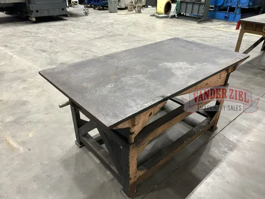 Welding Table, 68" length x 36" depth x 3/4" thick top - Gallery Thumbnail 6