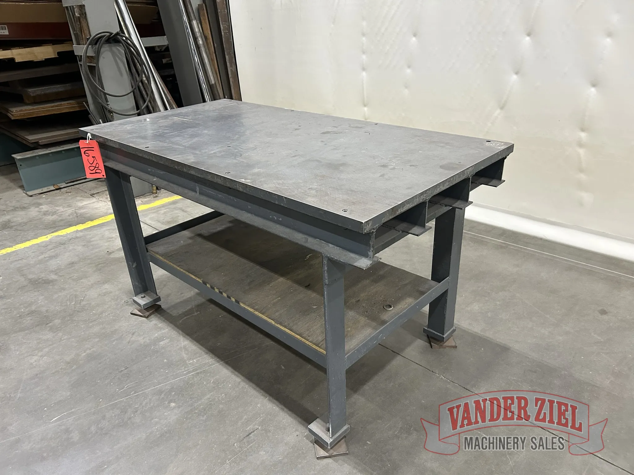Welding Table, 60.5" length x 30" width x 34.25" height - Prefetch Image 40436