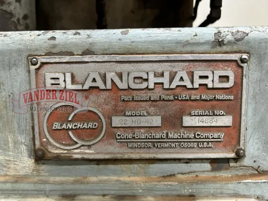 Blanchard 42" Rotary Grinder, Model 22 HD-42 - Gallery Thumbnail 11