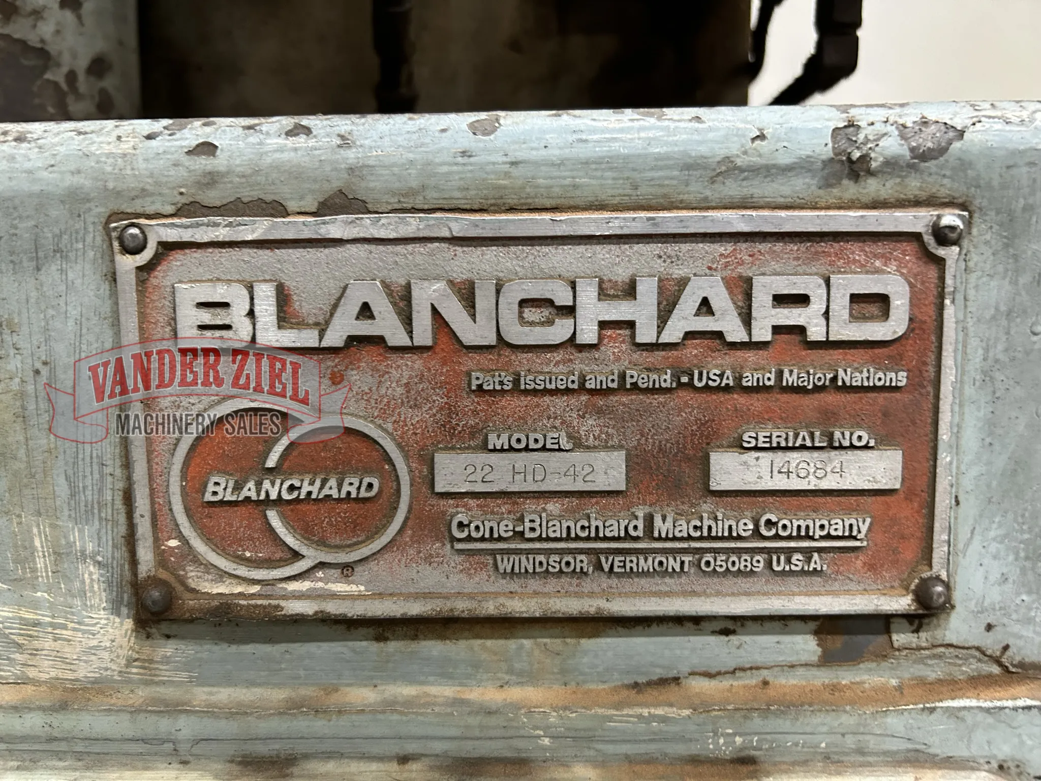 Blanchard 42" Rotary Grinder, Model 22 HD-42 - Prefetch Image 40549