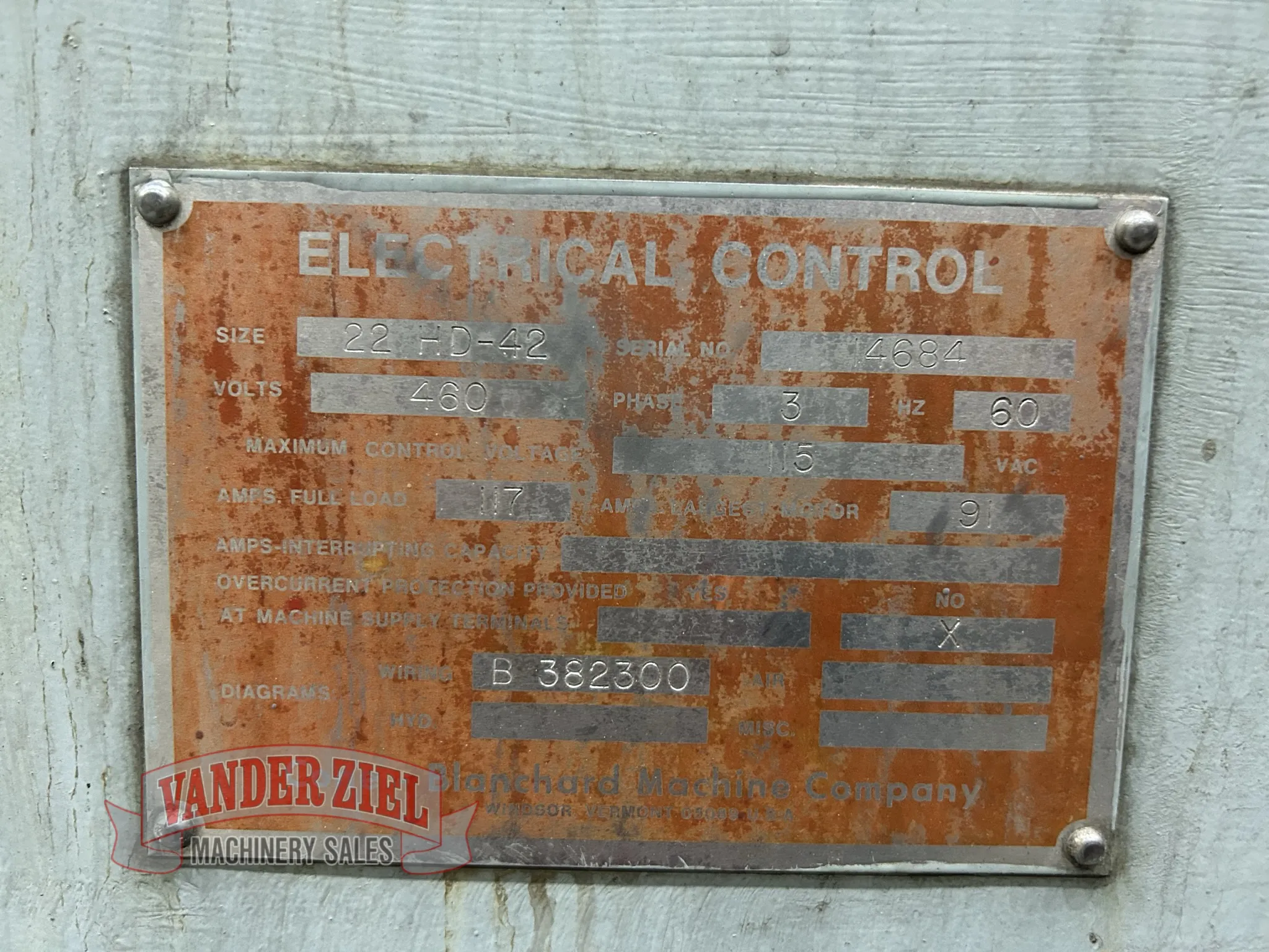 Blanchard 42" Rotary Grinder, Model 22 HD-42 - Prefetch Image 40550