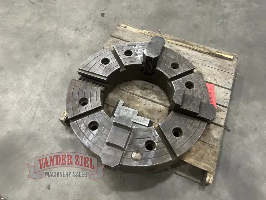 Cushman 24" 4 Jaw Chuck, 12" Bore - Gallery Thumbnail 2