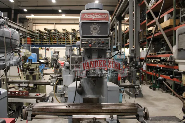 Bridgeport Series II Vertical Knee Mill, 11″ x 58″ Table, 4 HP