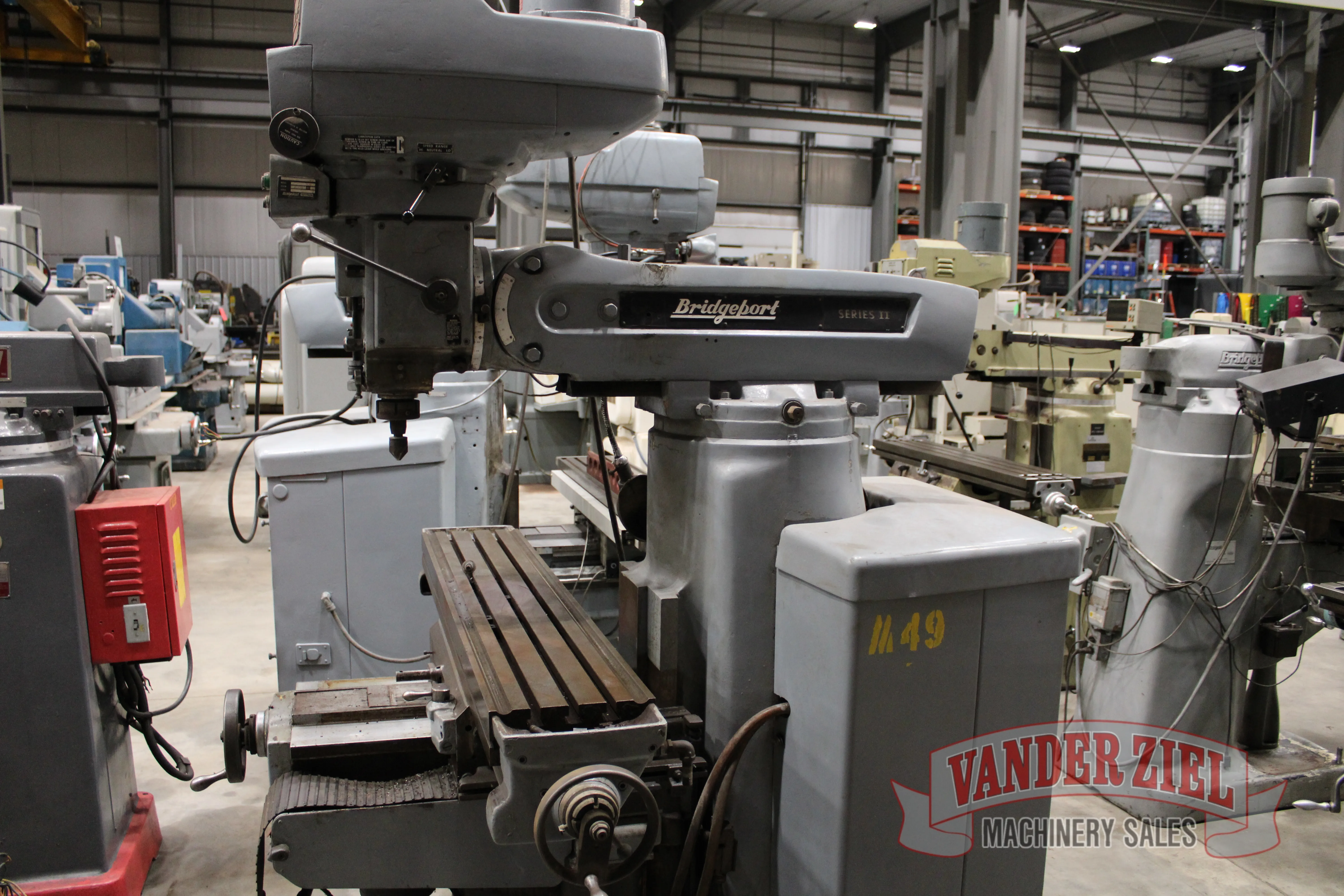 Bridgeport Series II Vertical Knee Mill, 11″ x 58″ Table, 4 HP - Prefetch Image 41021