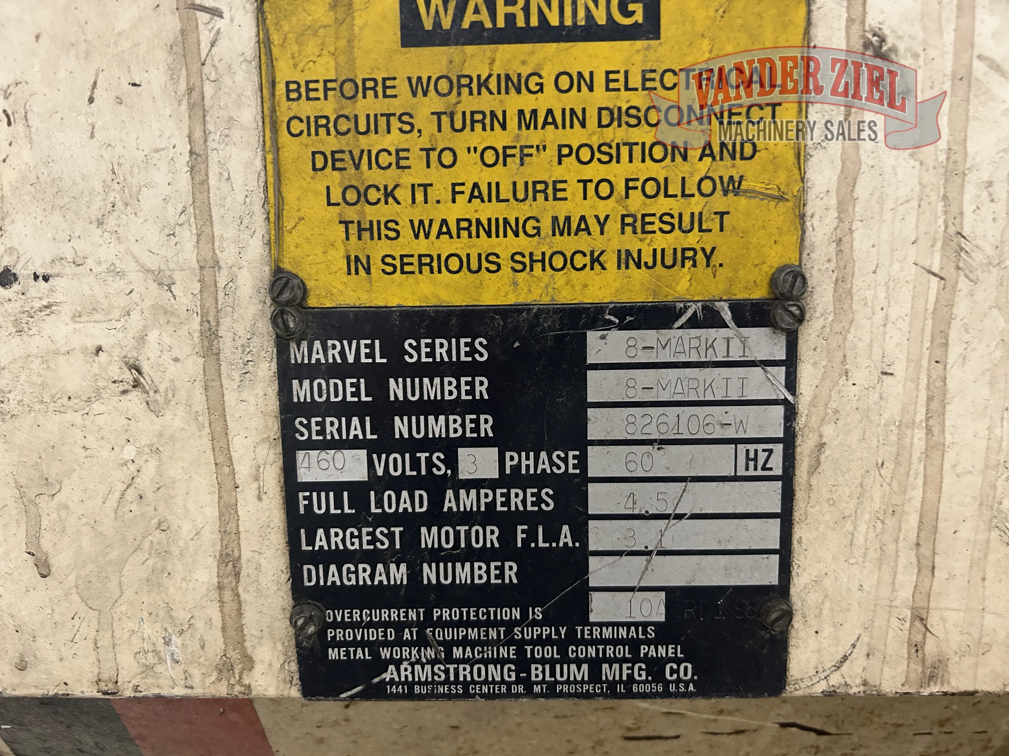 Marvel Series 8 MARK II Tilt Frame Vertical Saw, 18” X 22” - Prefetch Image 41049
